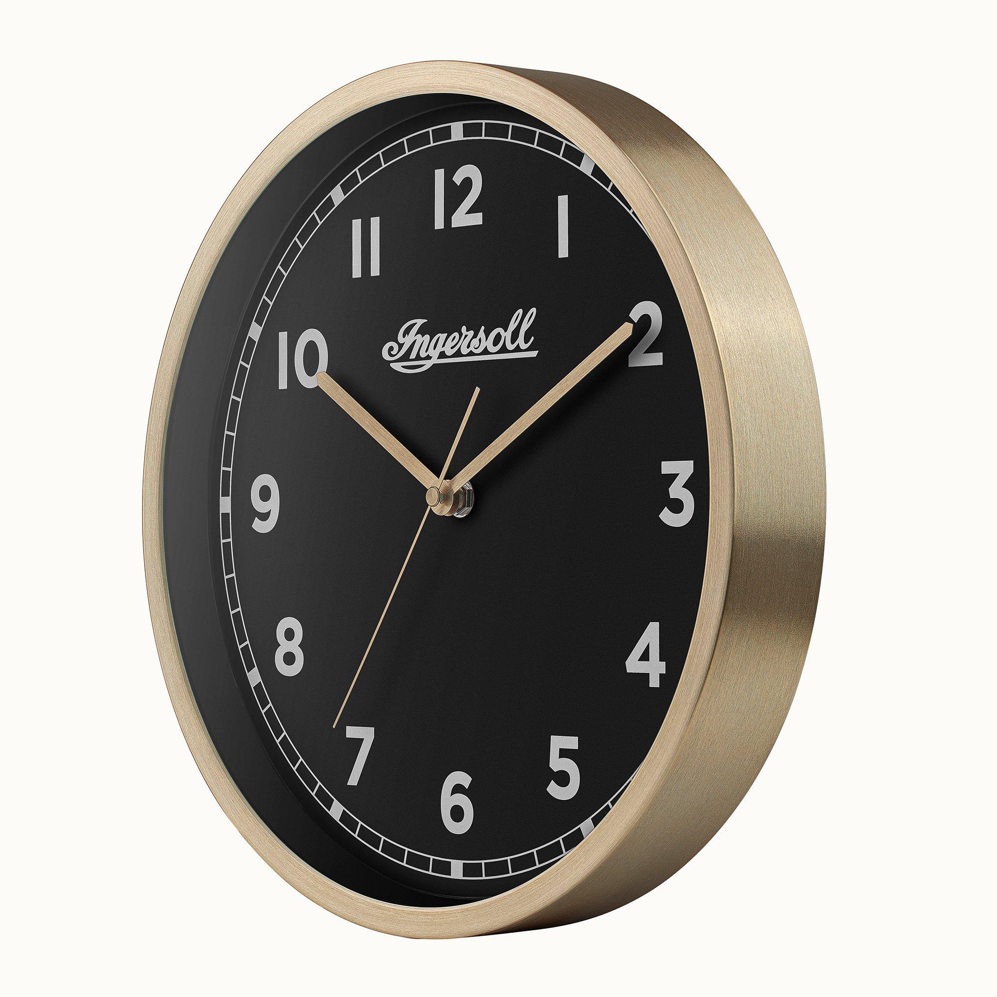 Sort/Guld - Ingersoll - 99 Wall Clock - 3