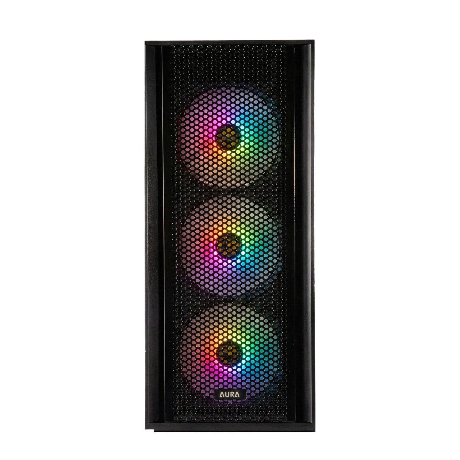 Schwarz - Entity - Entity Ragnarok RTX 5060 Gaming PC - Intel Core i5-14400F 16GB 512GB SSD - Black - 2