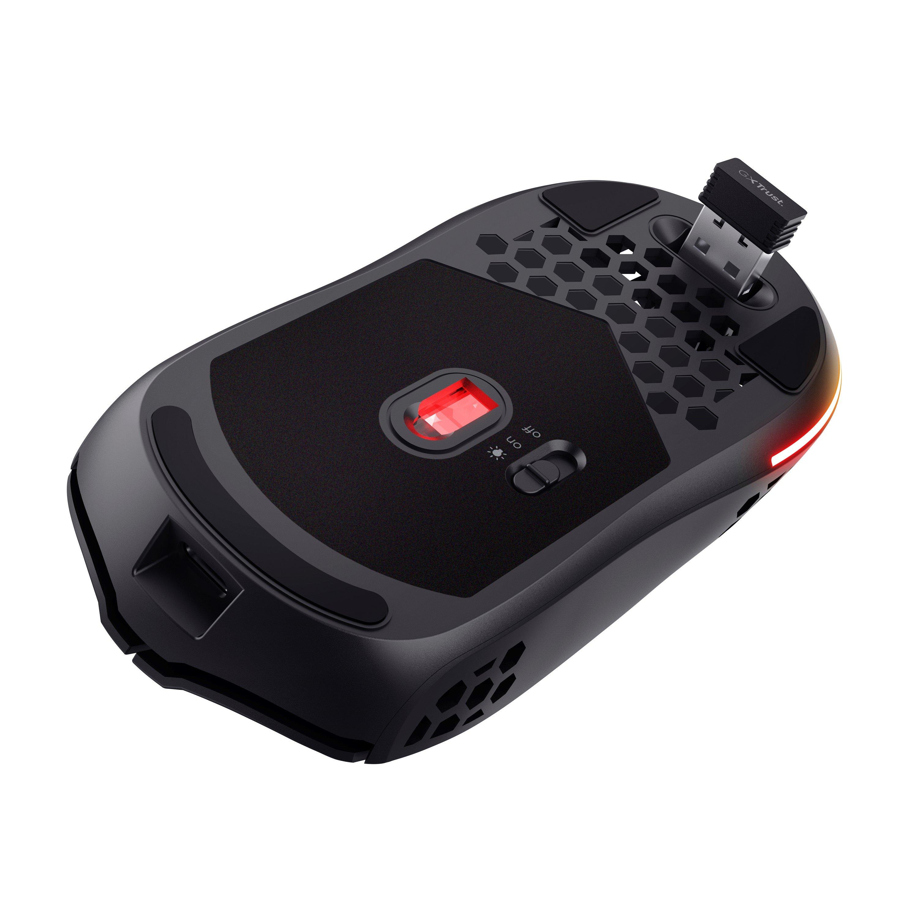 GXT929 Nero - Trust - Ultra Lightweight Wireless Gaming Mouse - 5