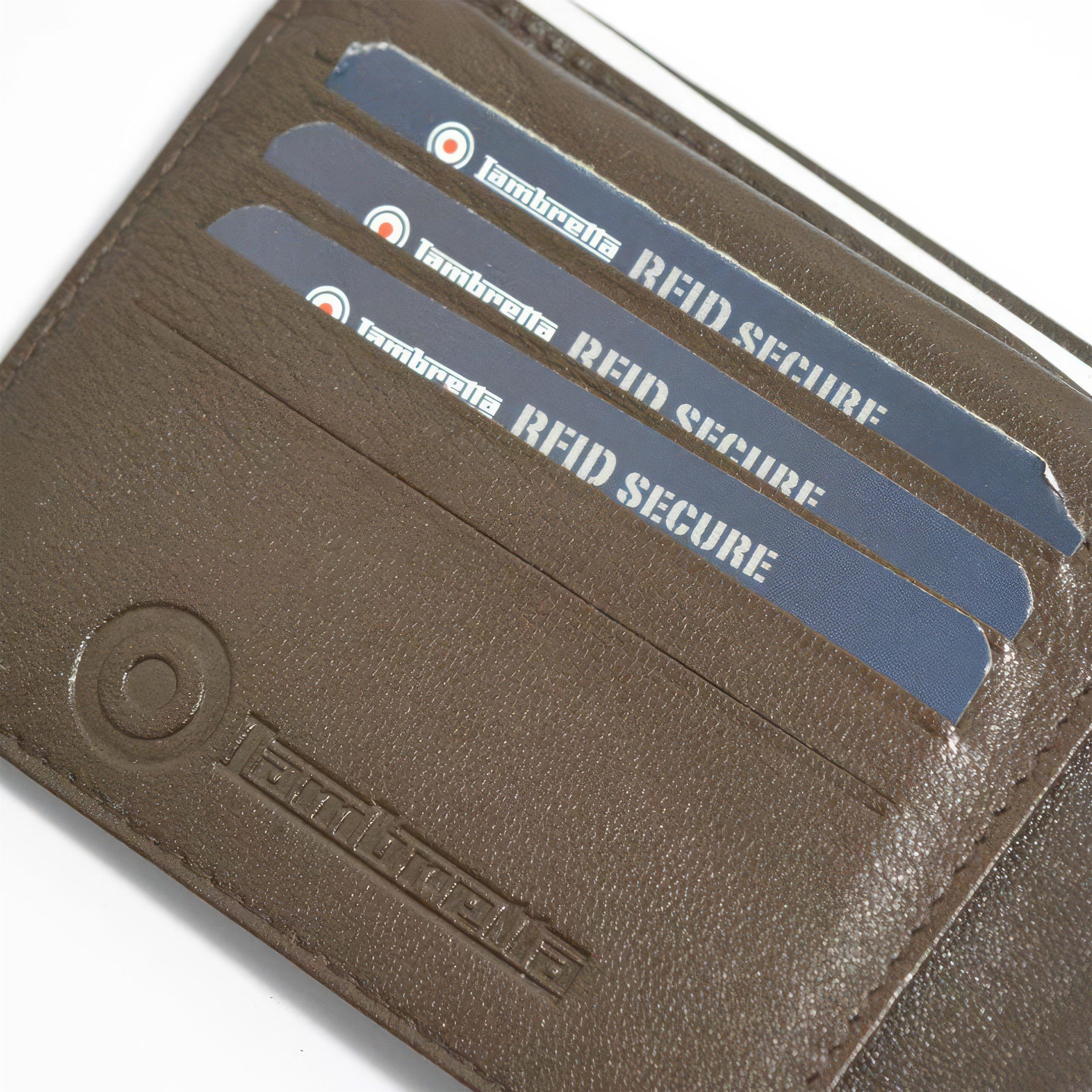 Marrón oscuro - Lambretta - Leather Wallet - 3