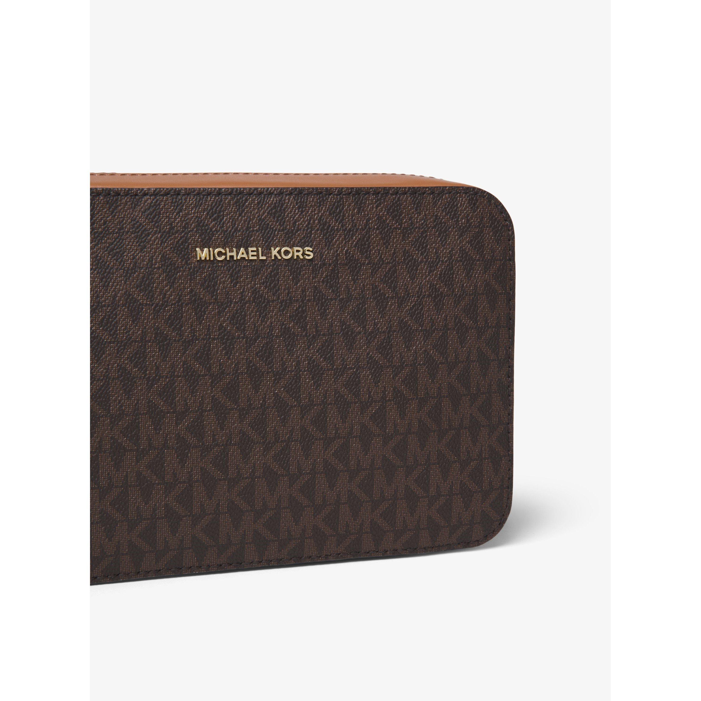 Brown* - MICHAEL Michael Kors - Women's Jet Set Signature Camera Bag - 2
