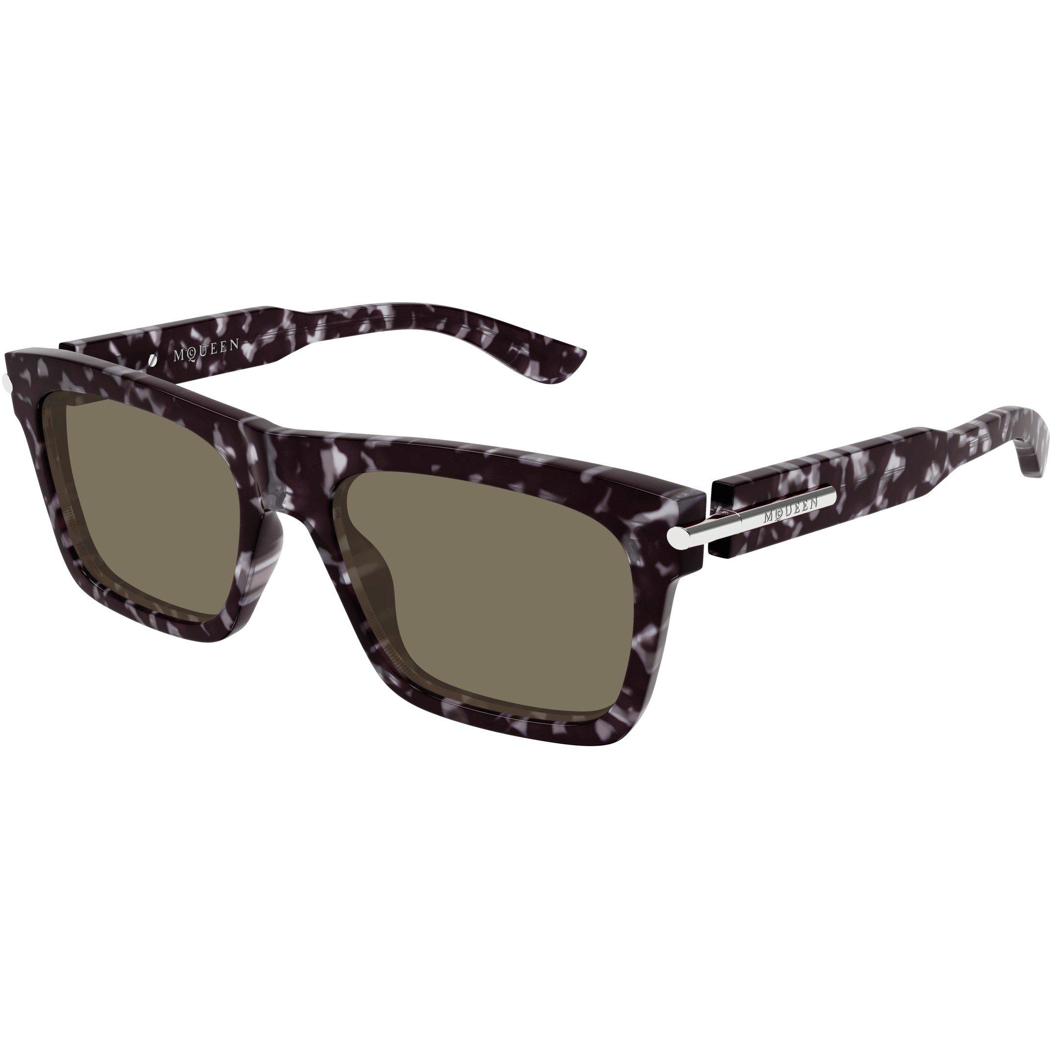 Alexander McQueen Oversized Sunglasses - Havana