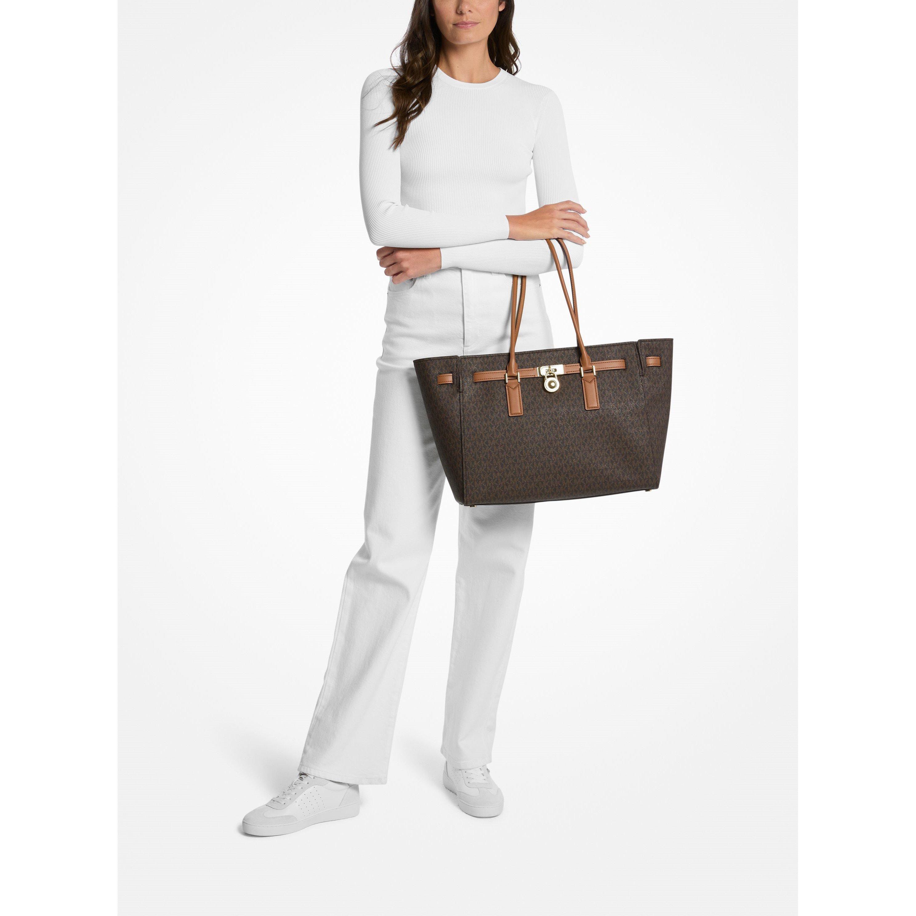 BRN/ACORN - MICHAEL Michael Kors - Women's Hamilton Tote Bags - 3