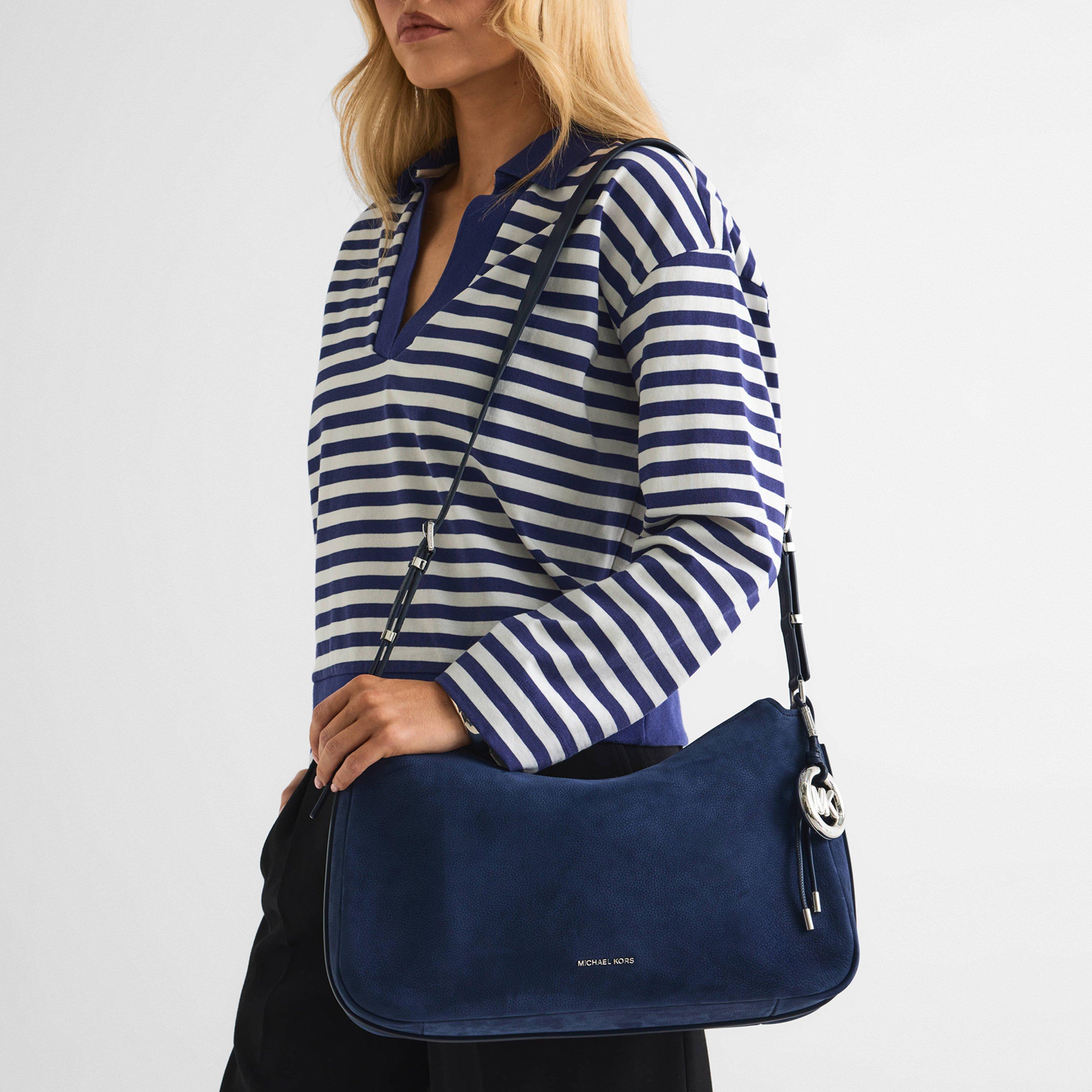Dress Blue - MICHAEL Michael Kors - Women's Nolita Hobo Bag - 3