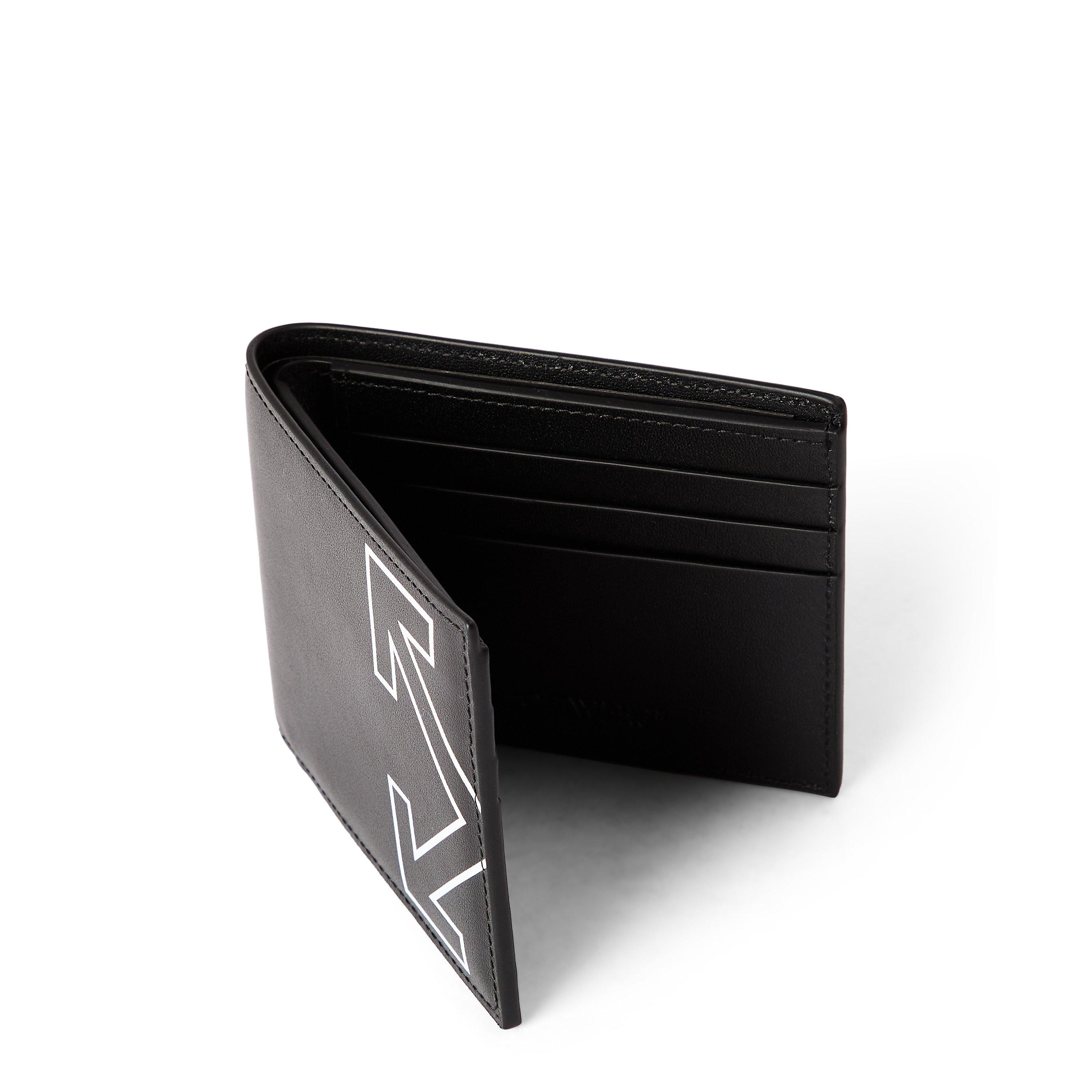 Black 1001 - Off White - Men's Billfold Wallet - 4