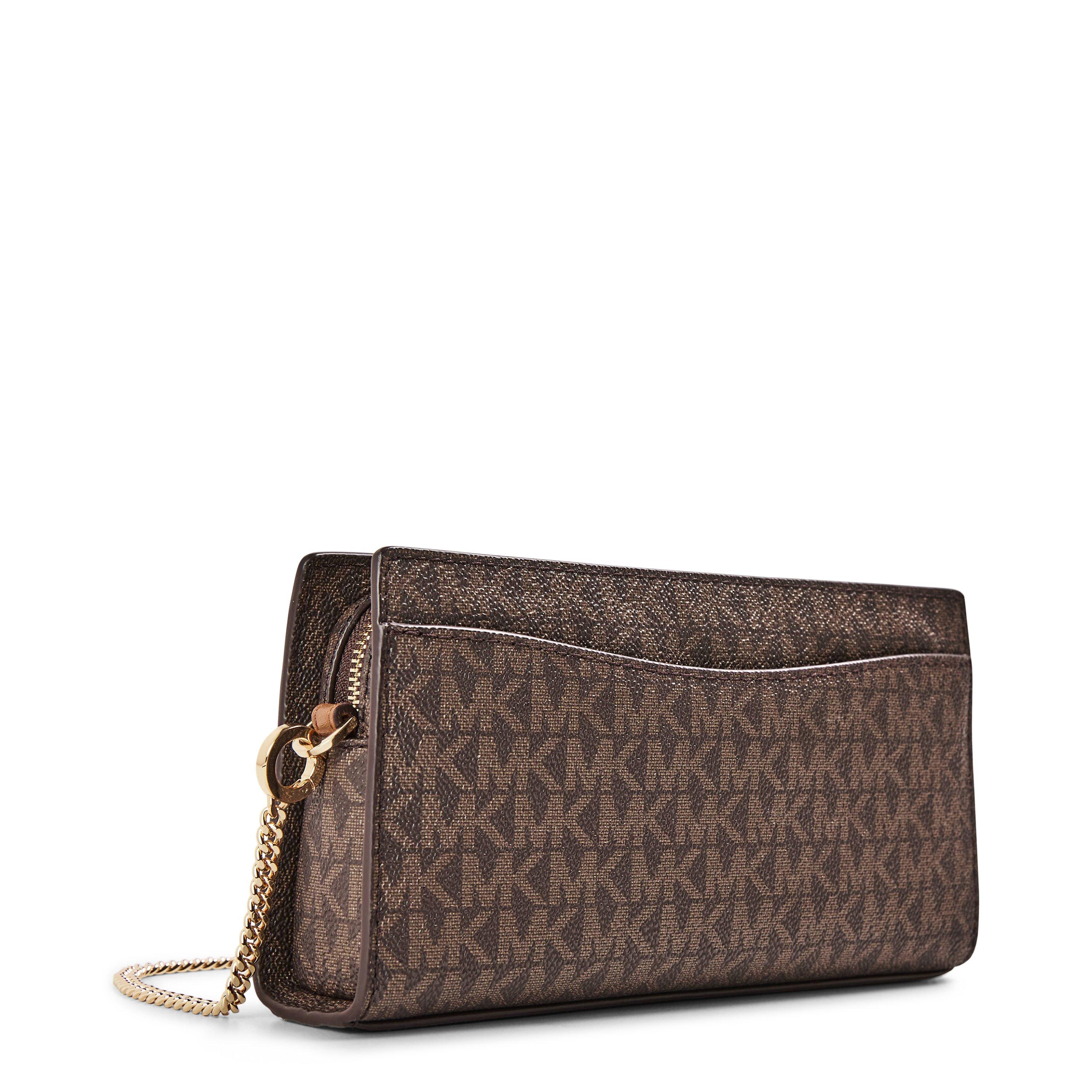 Brn/acrn - MICHAEL Michael Kors - Women's Hamilton Cross Body Wallet On Chain - 2