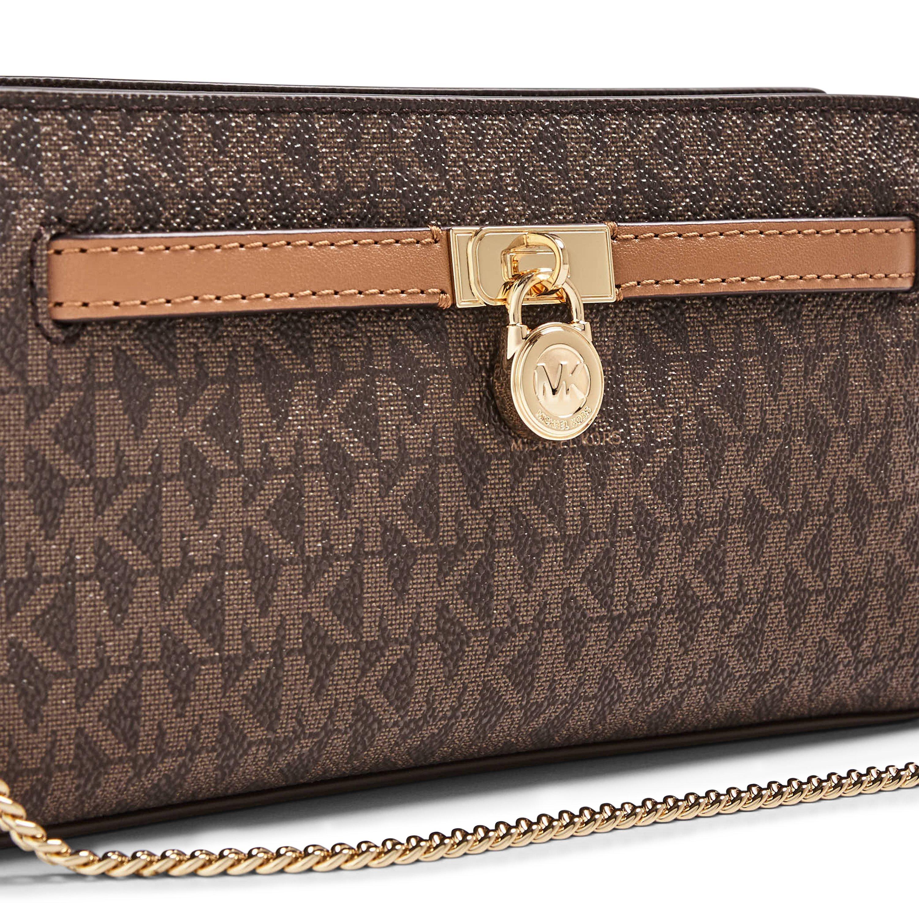 Brn/acrn - MICHAEL Michael Kors - Women's Hamilton Cross Body Wallet On Chain - 3