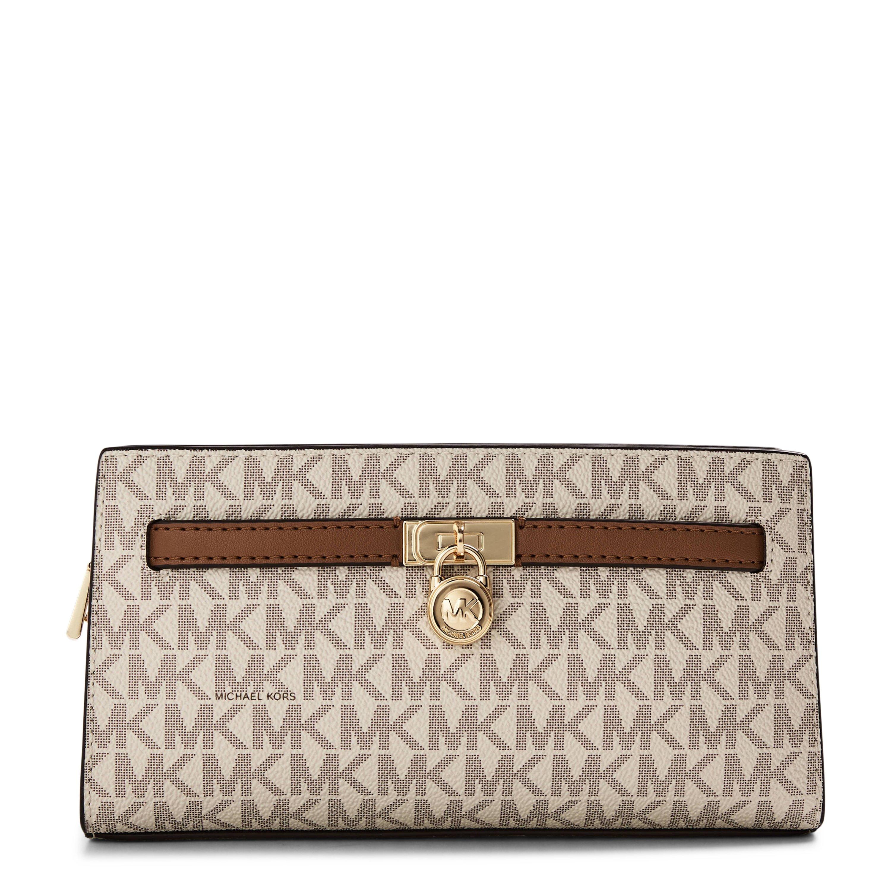 MICHAEL Michael Kors Women's Hamilton Cross Body Wallet On Chain - Van/acrn