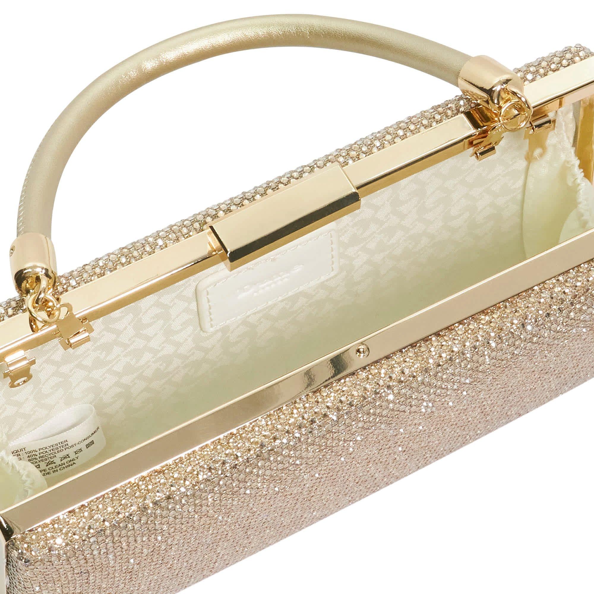 gold-diamantes - Dune London - Women's Banquit Clutch Bag - 3