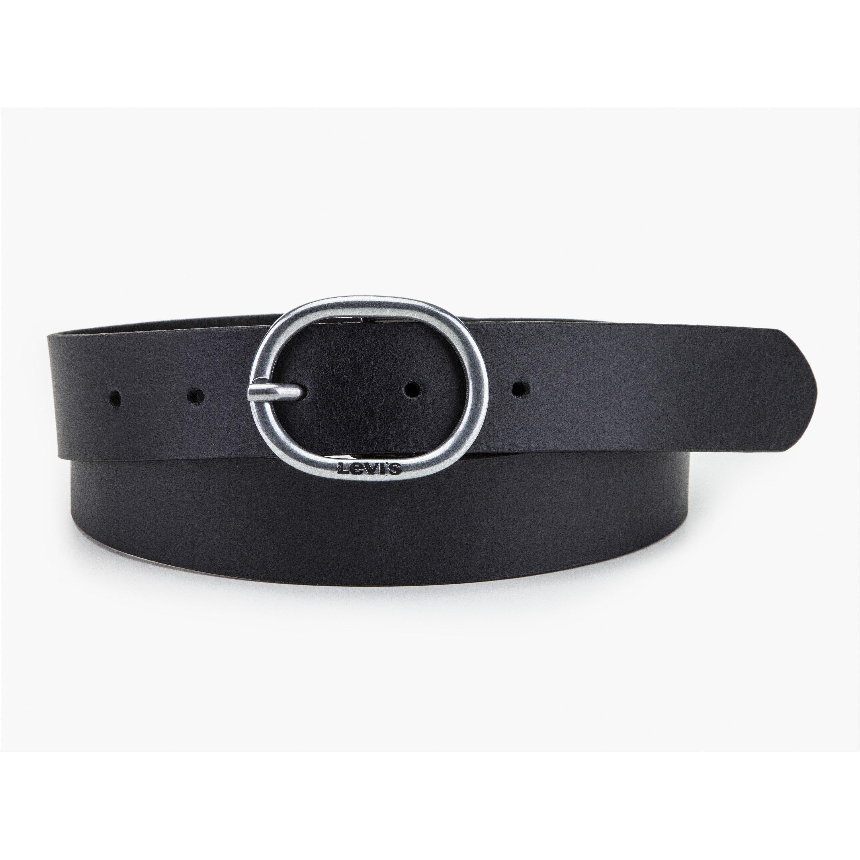 Regular Black - Levis - Women's Hermosilla Leather Belt - 1