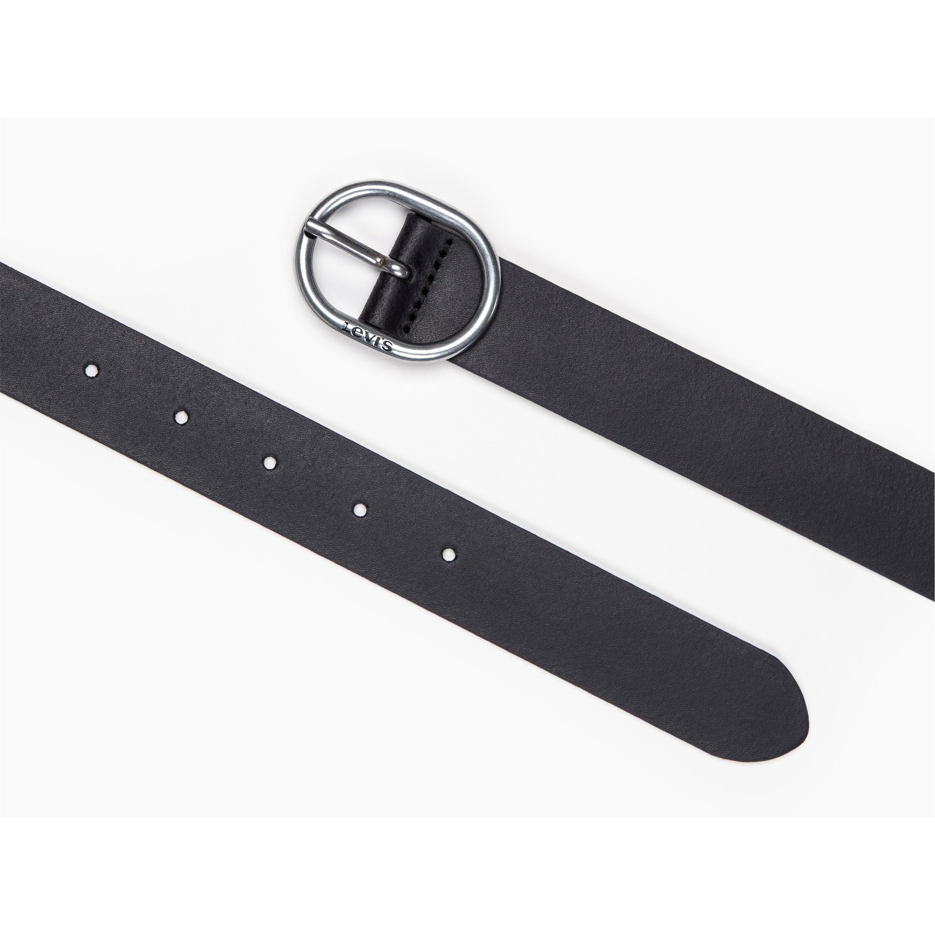 Regular Black - Levis - Women's Hermosilla Leather Belt - 2