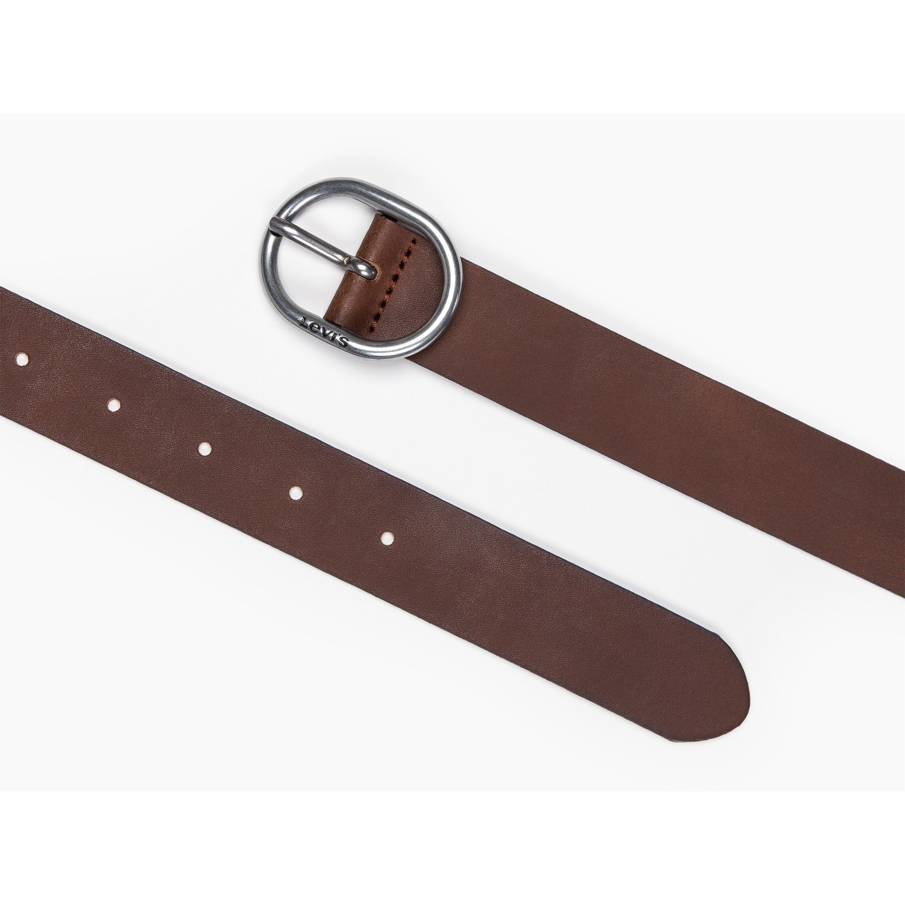 Brown - Levis - Women's Hermosilla Leather Belt - 2