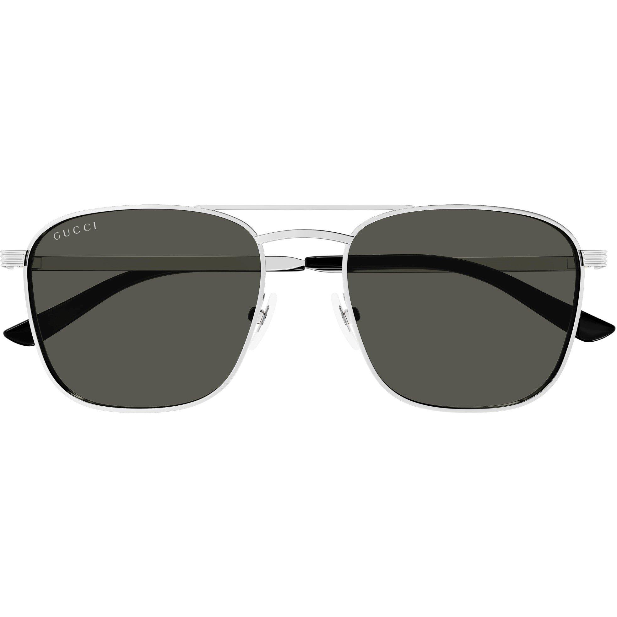 Silver - Gucci - Square Sunglasses - 2
