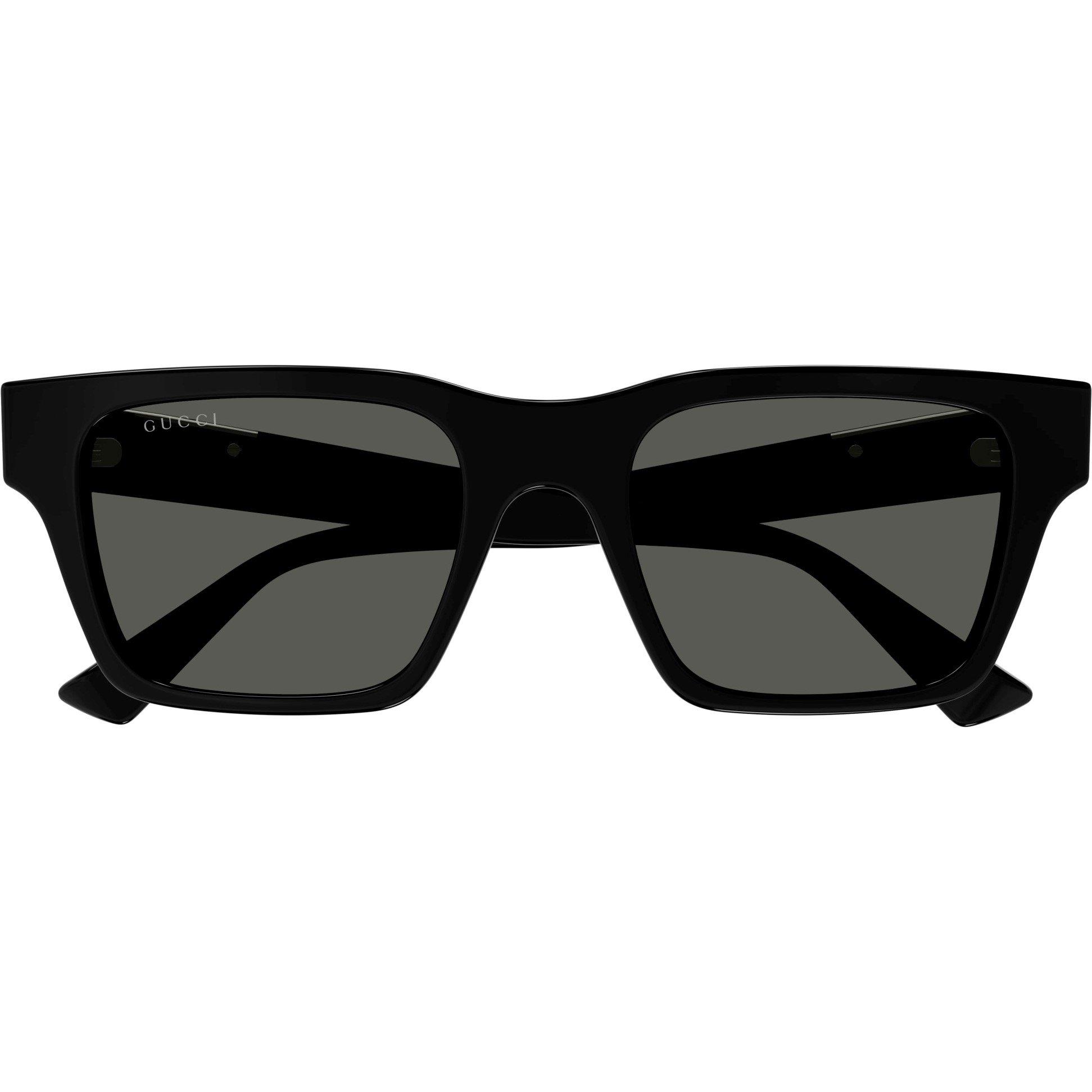 Black/Grey - Gucci - Rectangle Sunglasses - 2