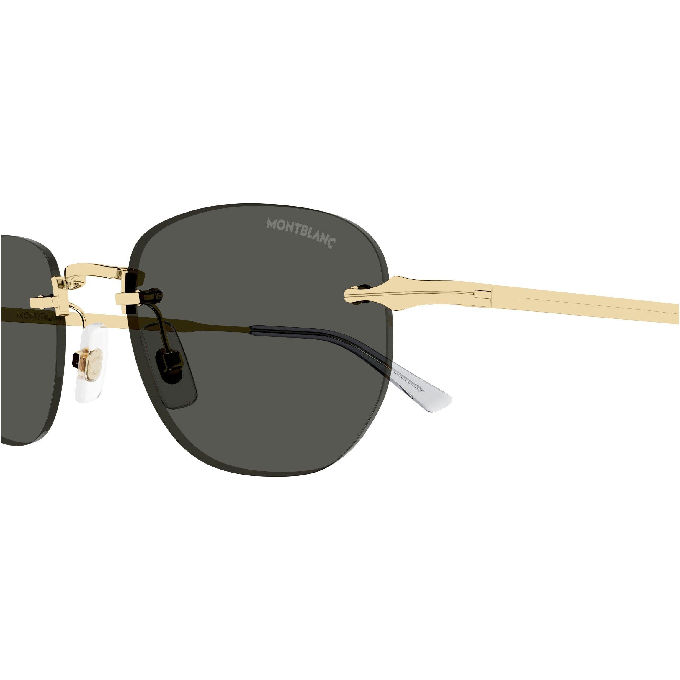 Gold/Grey - Montblanc - Mb0303s Sunglasses - 4