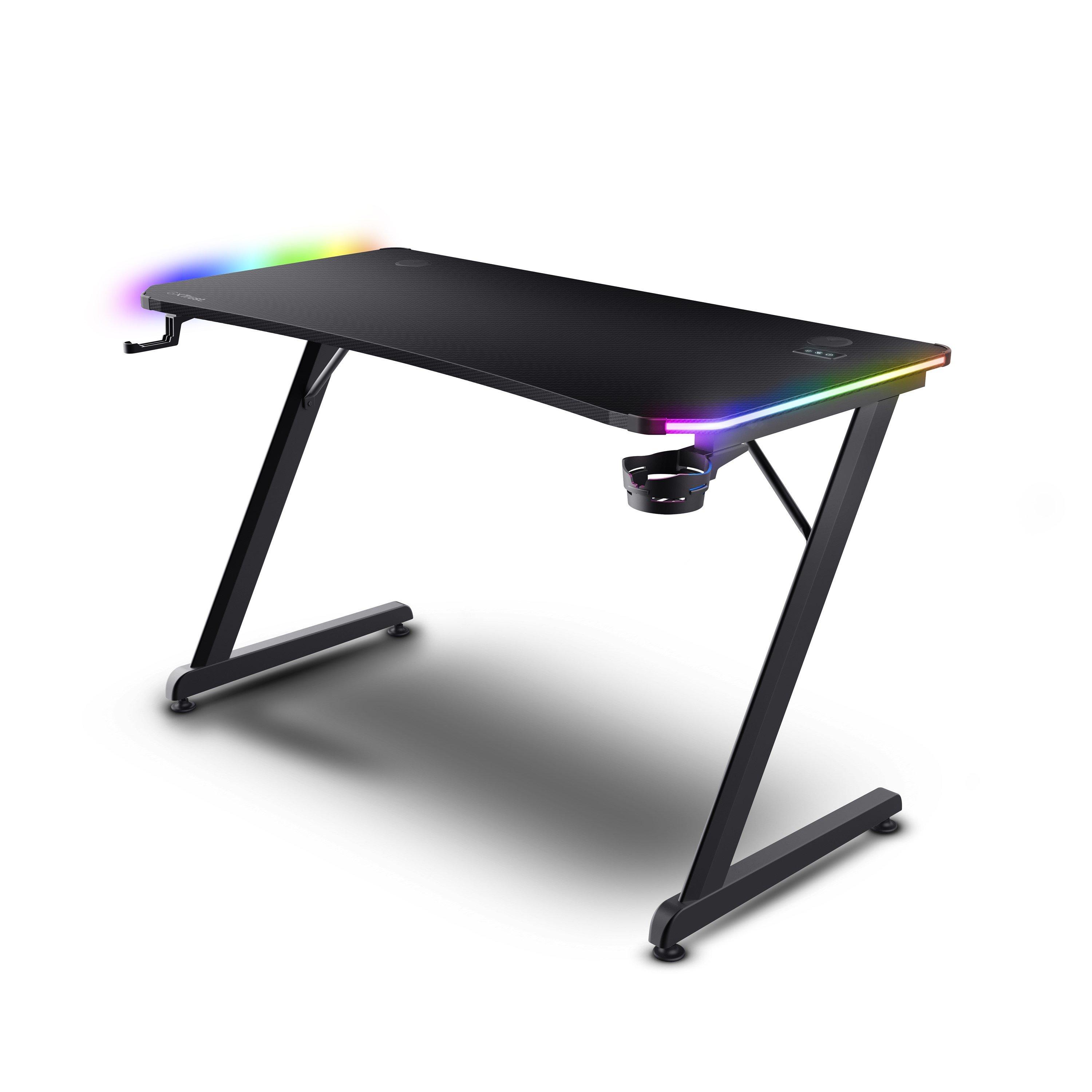 RGB DESK - Trust - GXT709 Luminous RGB Gaming Desk - 1