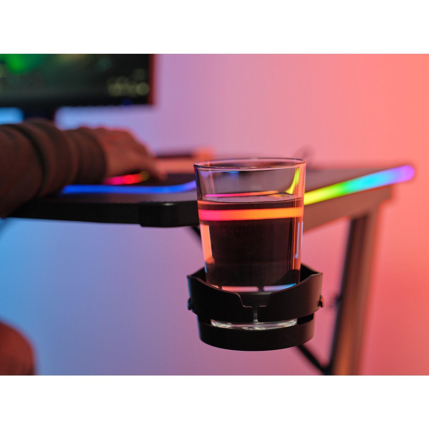 RGB DESK - Trust - GXT709 Luminous RGB Gaming Desk - 12