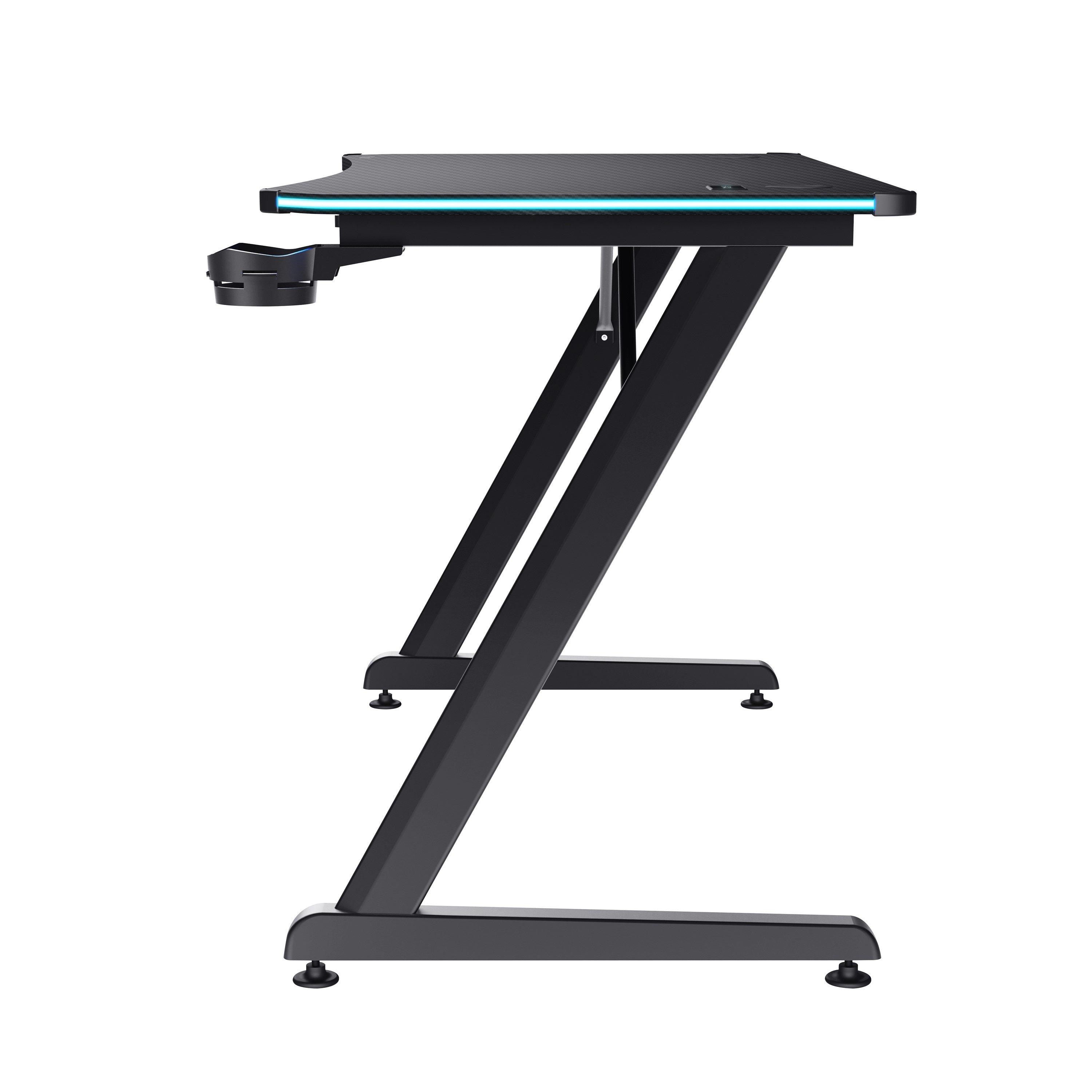 RGB DESK - Trust - GXT709 Luminous RGB Gaming Desk - 4