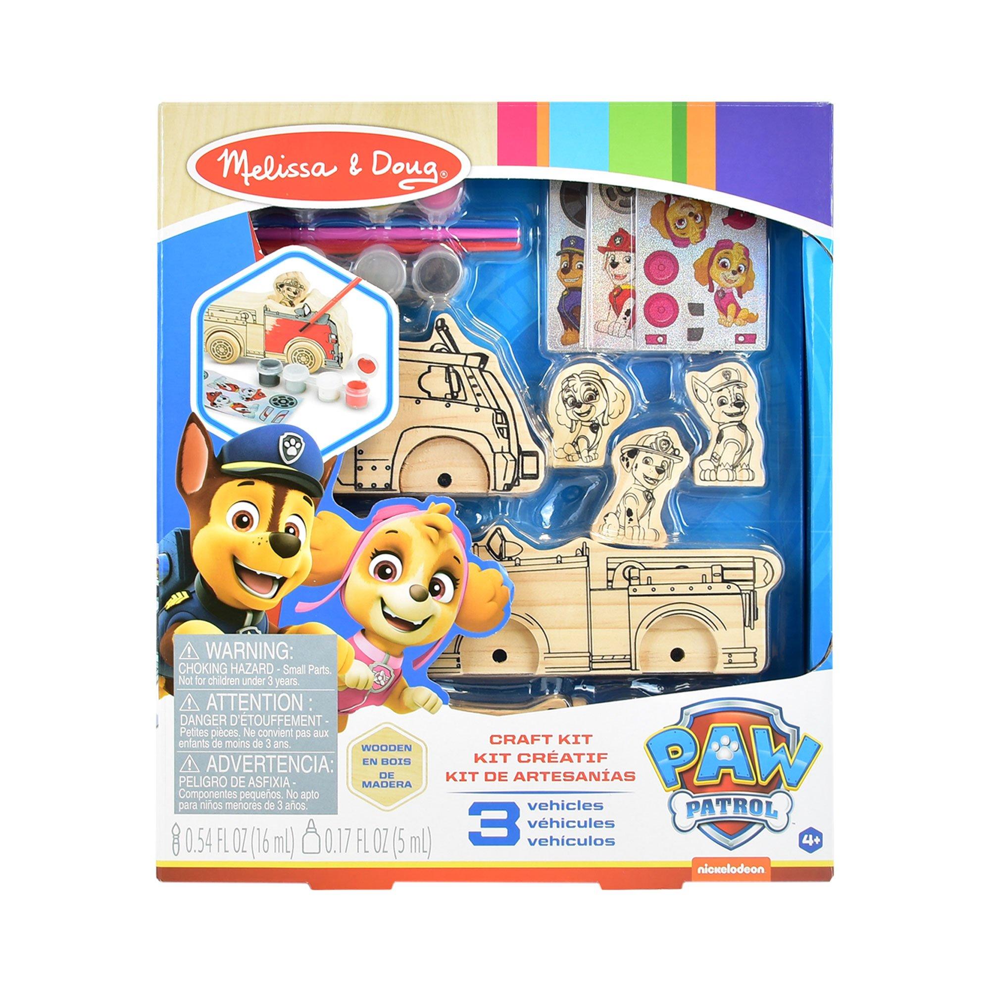 Multi - Melissa and Doug - Melissa & Doug Paw Patrol Craft Kit Vehicles