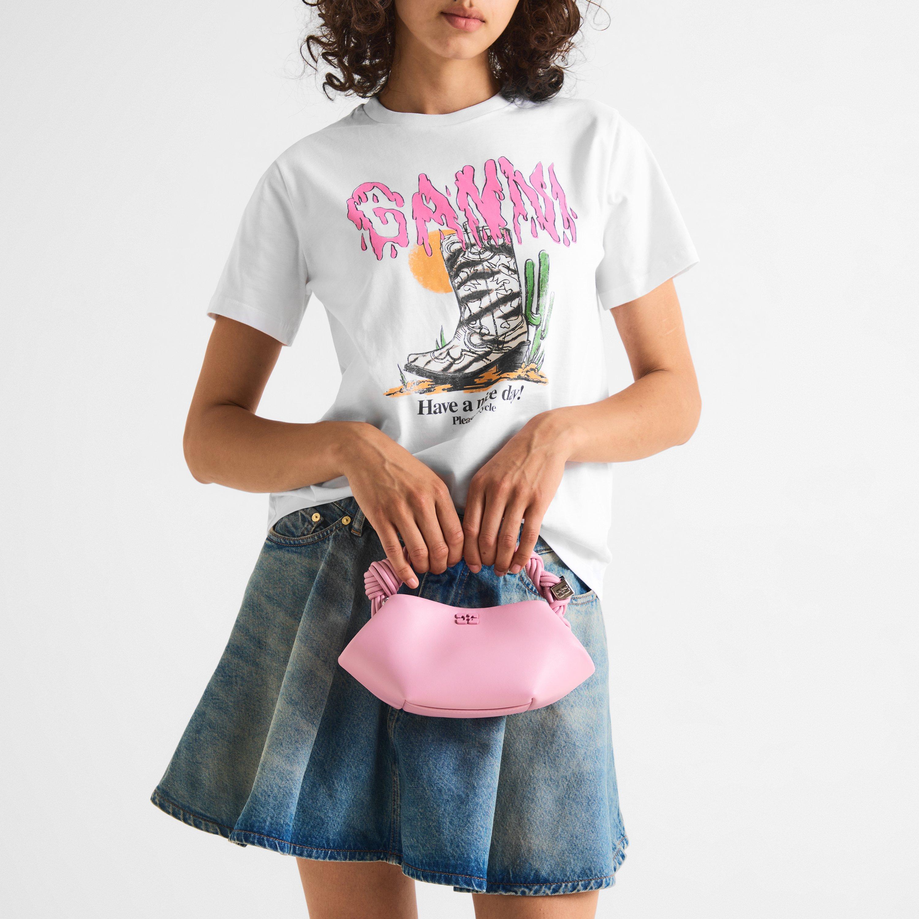 Pink - Ganni - Women's Bou Mini Butter Bag - 3