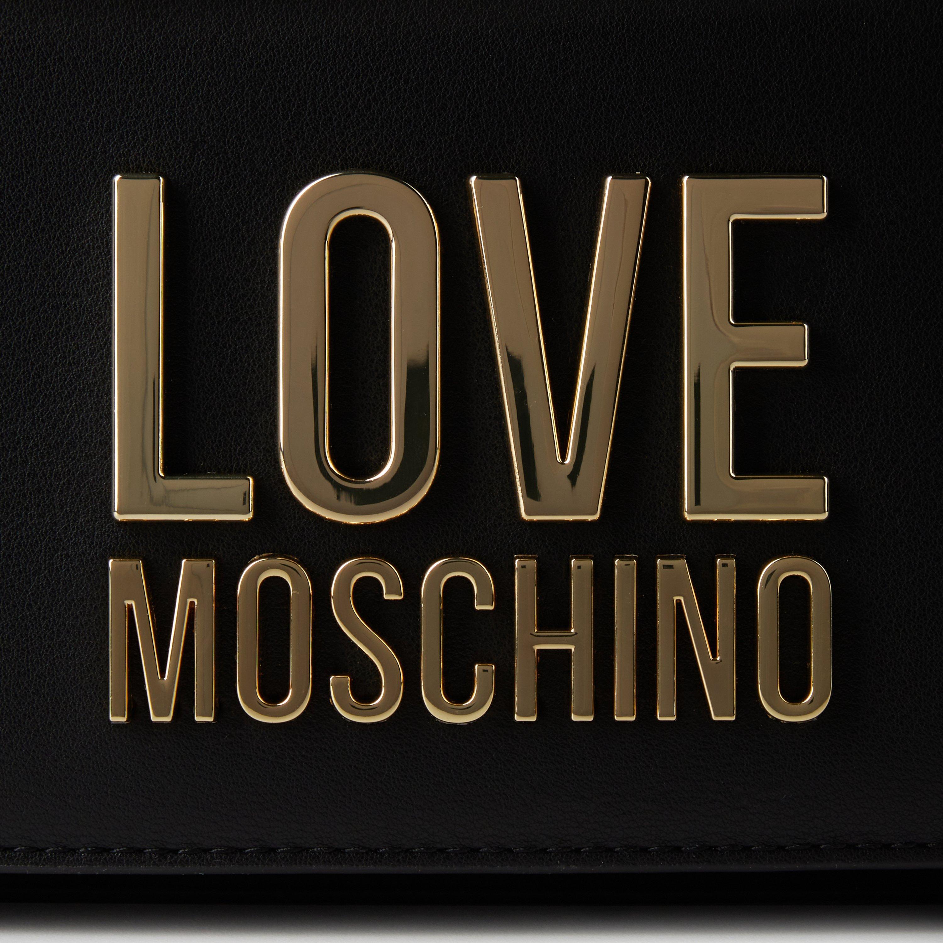 Nero 000 - Love Moschino - Lettering Shoulder Bag - 4