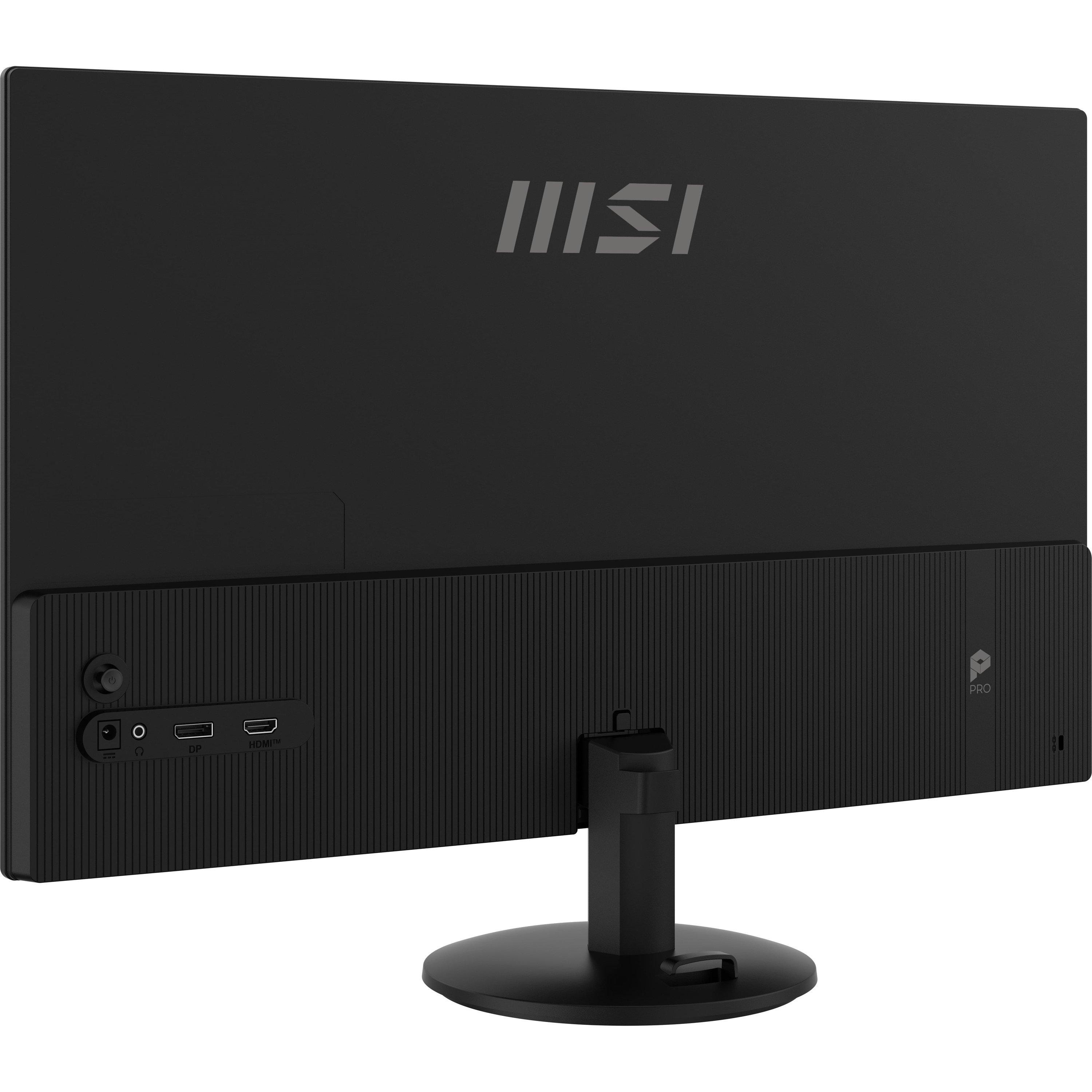 Black - MSI - Pro MP252L 25 inch 100Hz Full HD IPS Monitor - 5
