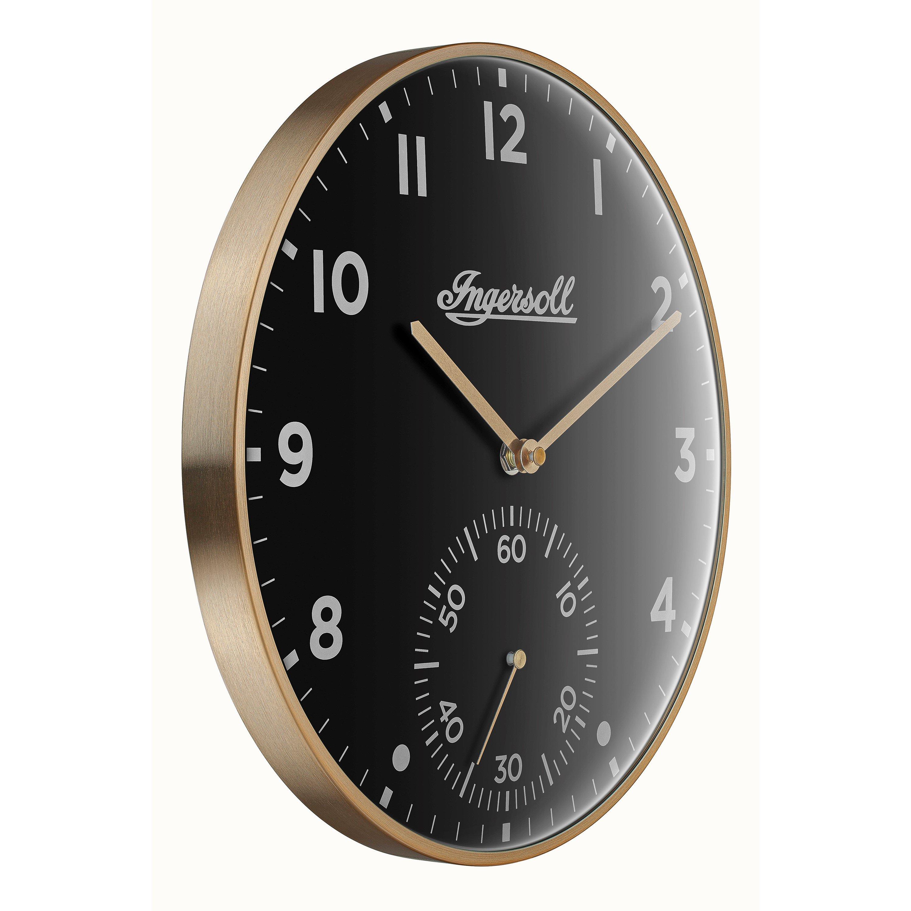 Black/Gold - Ingersoll - Clock 99 Wall Clock - 2