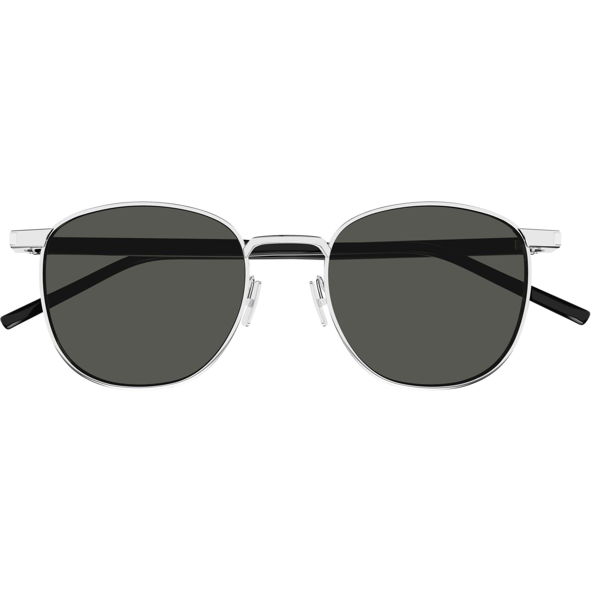 Silver/Grey - Saint Laurent - Round Sunglasses - 2