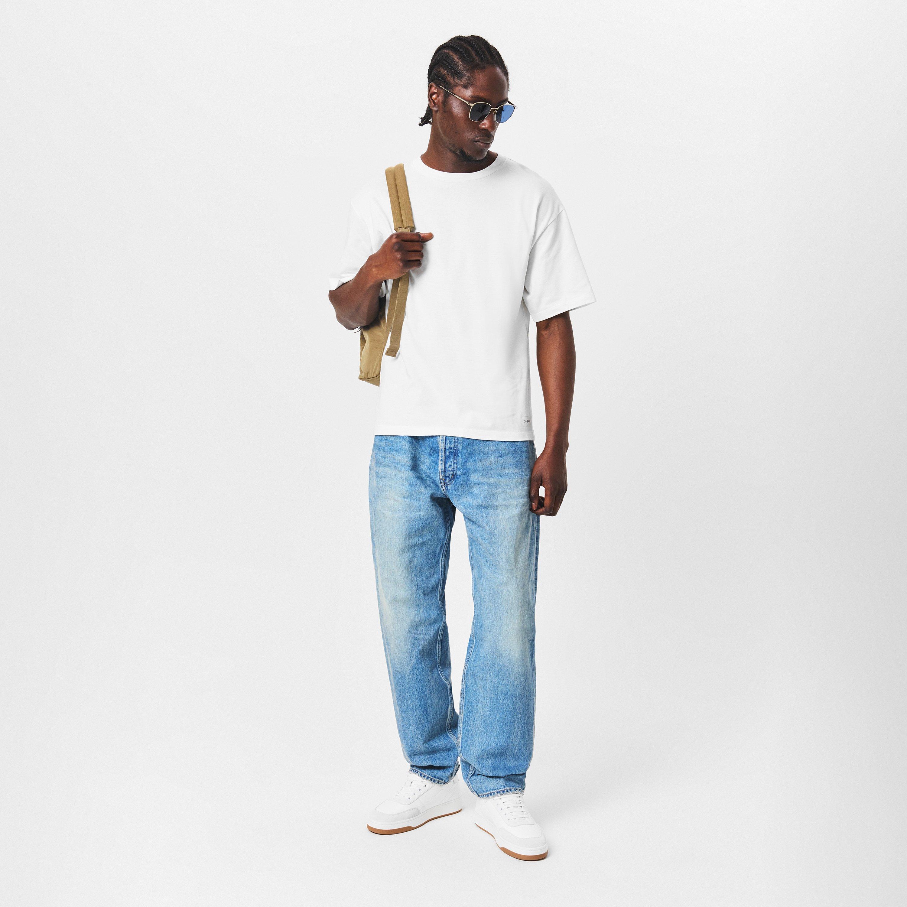 Gold/Blue - Saint Laurent - Round Sunglasses - 6