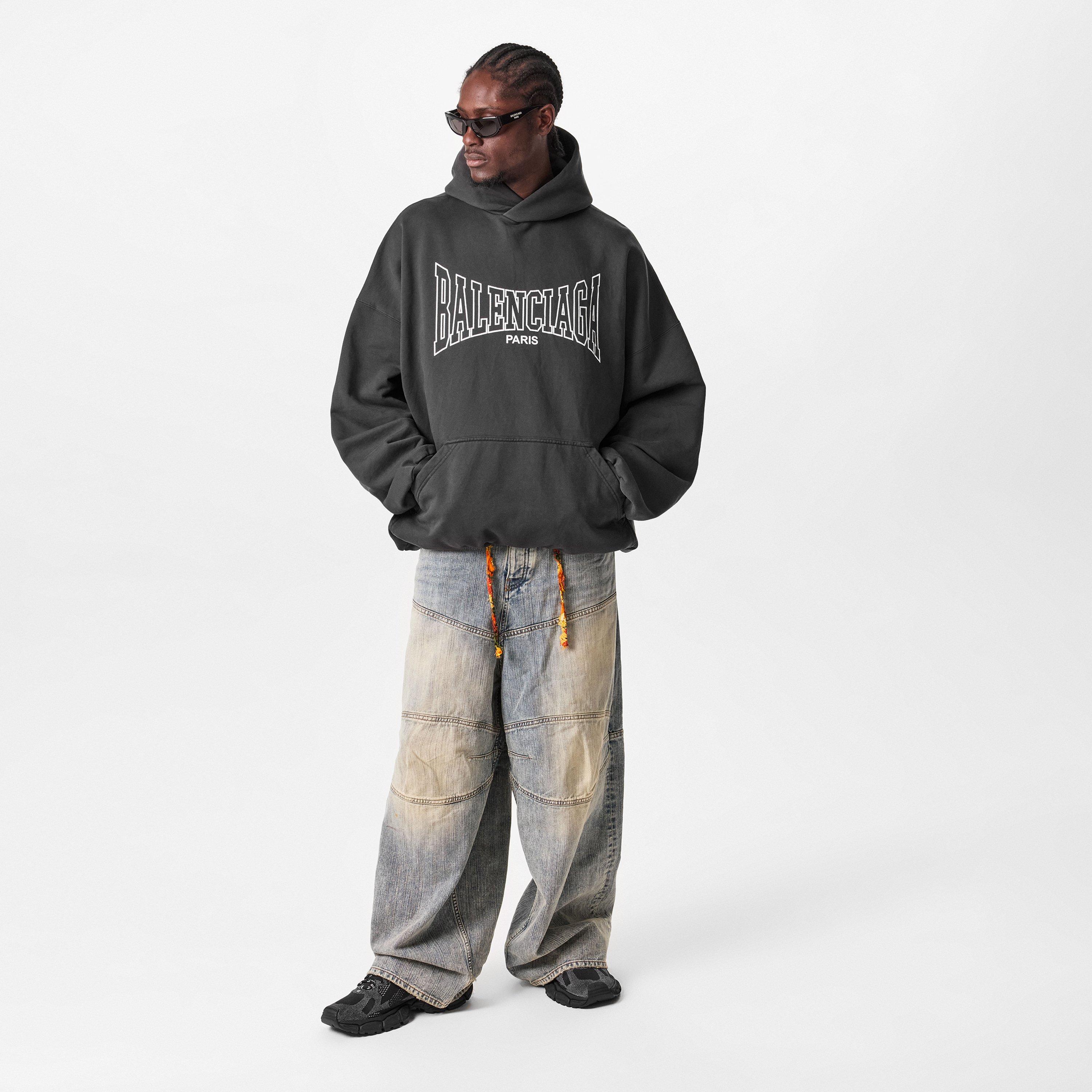 Black/Grey - Balenciaga - Cat Eye Sunglasses - 5