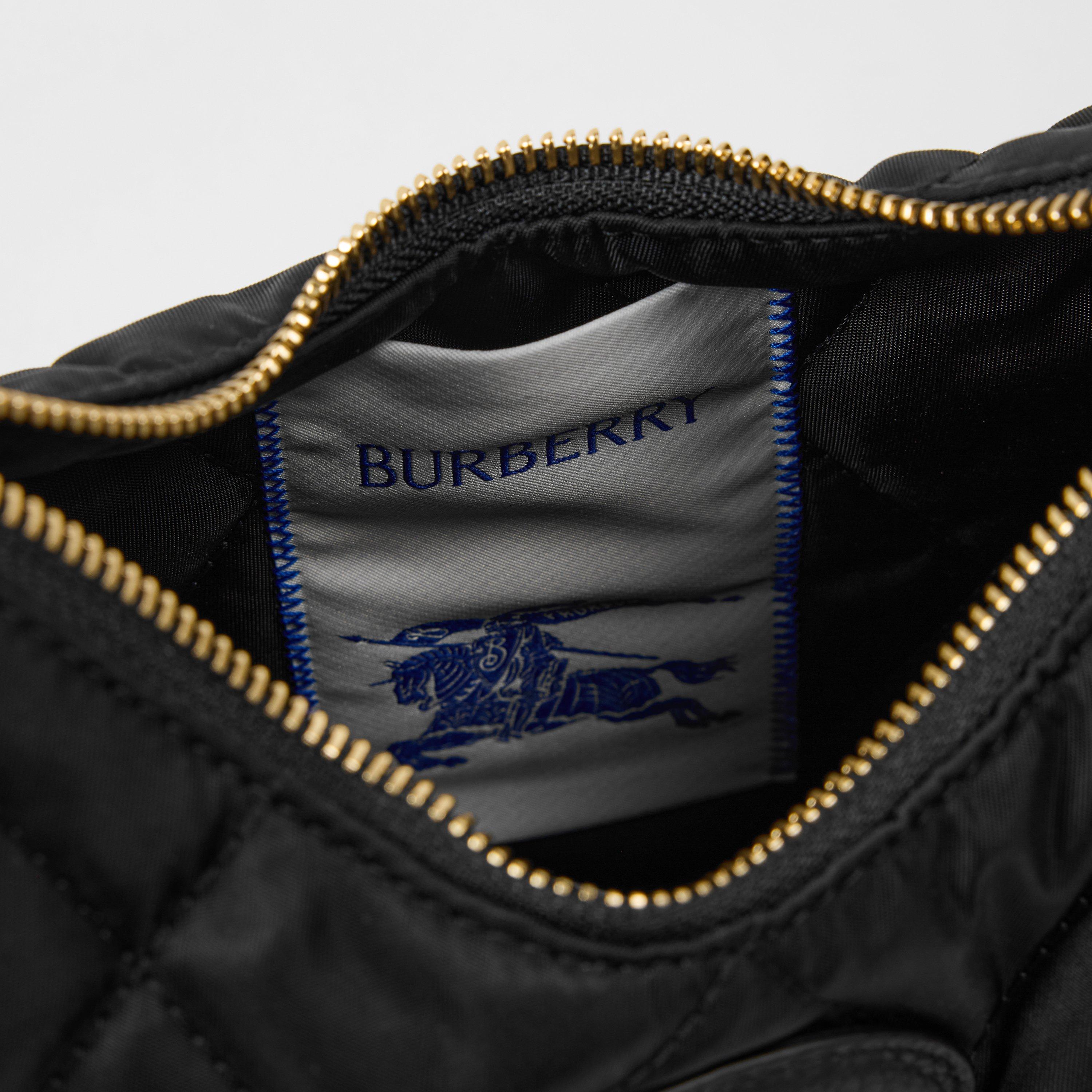 Black - Burberry - Women's Horseshoe Cross Body Bag - 4