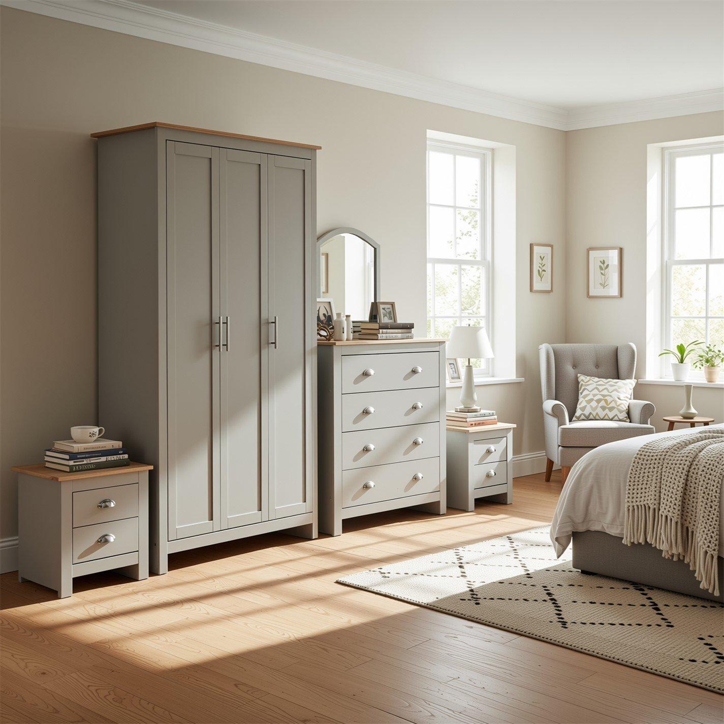 Grey - Jack Wills - Lancaster Bedroom 4-Piece Set - 2