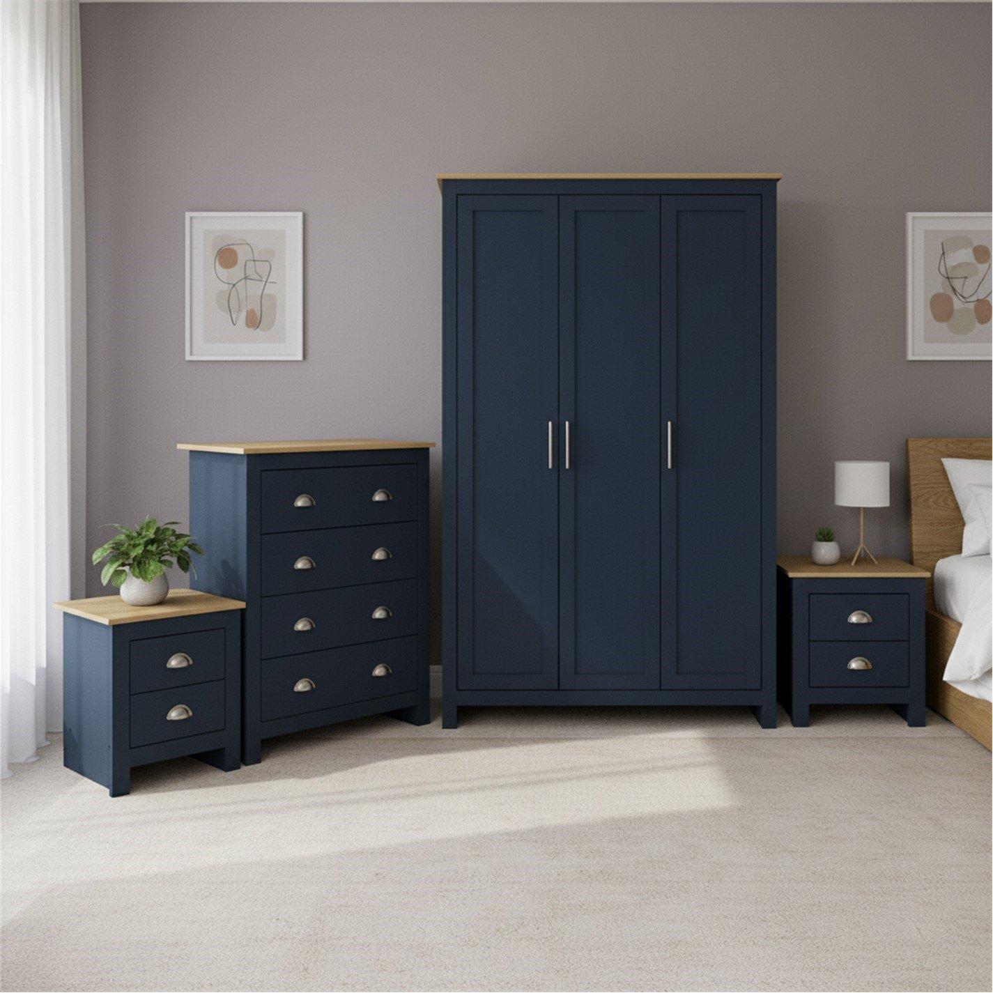 Blue - Jack Wills - Lancaster Bedroom 4-Piece Set - 1