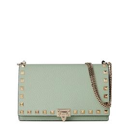 Valentino Garavani Rockstud Leather Clutch