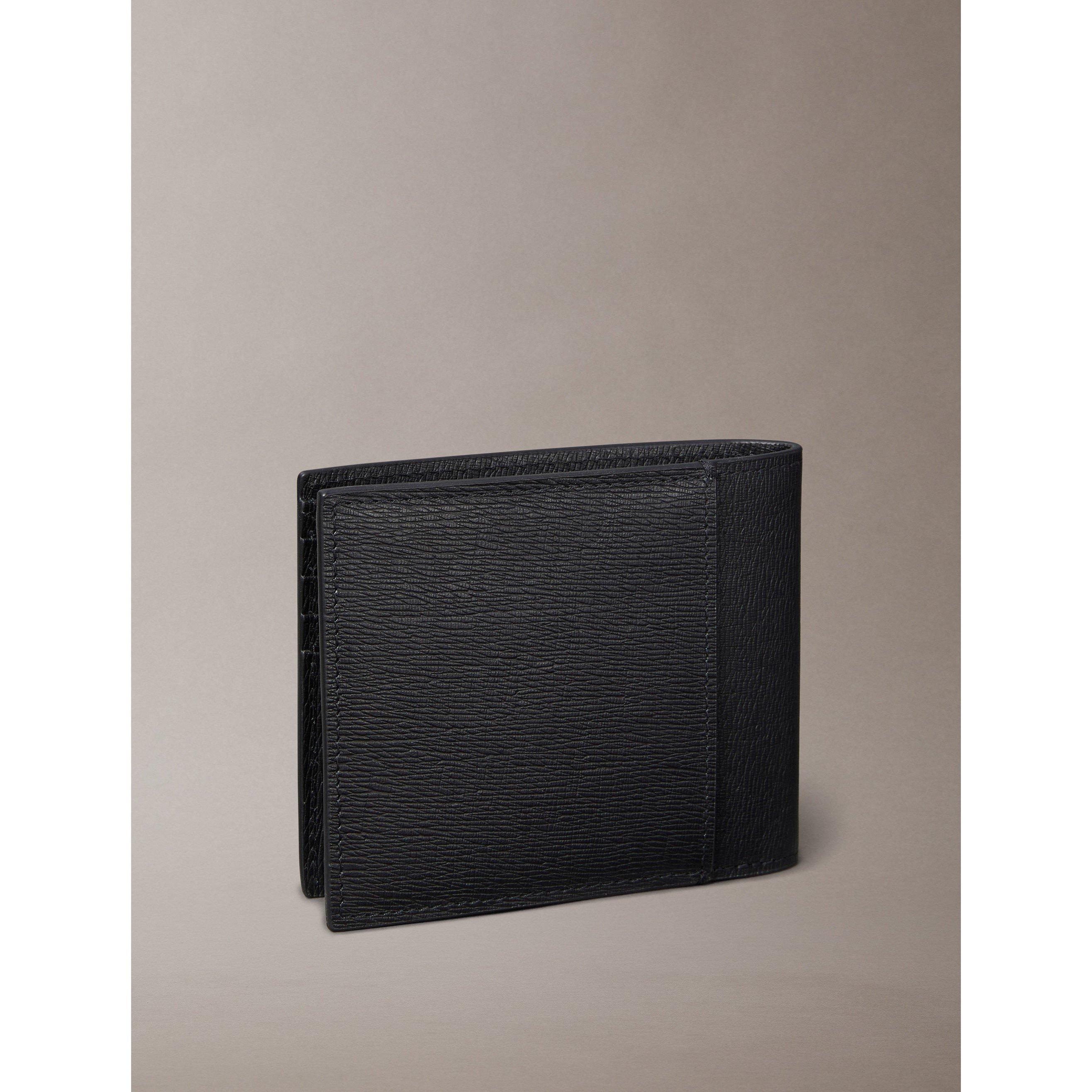 Black - Calvin Klein - Saffiano Leather Billfold Wallet - 3