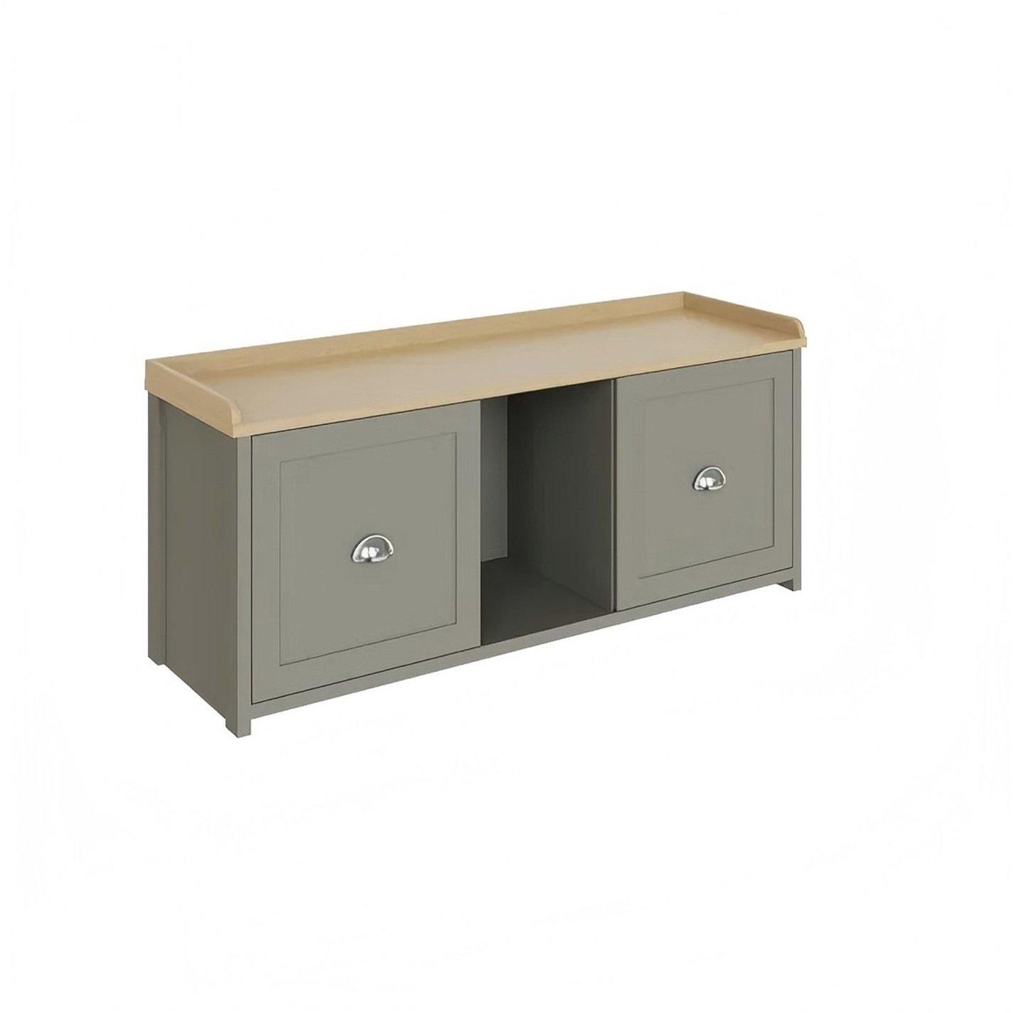 Grey - Jack Wills - Storage Bench - 3