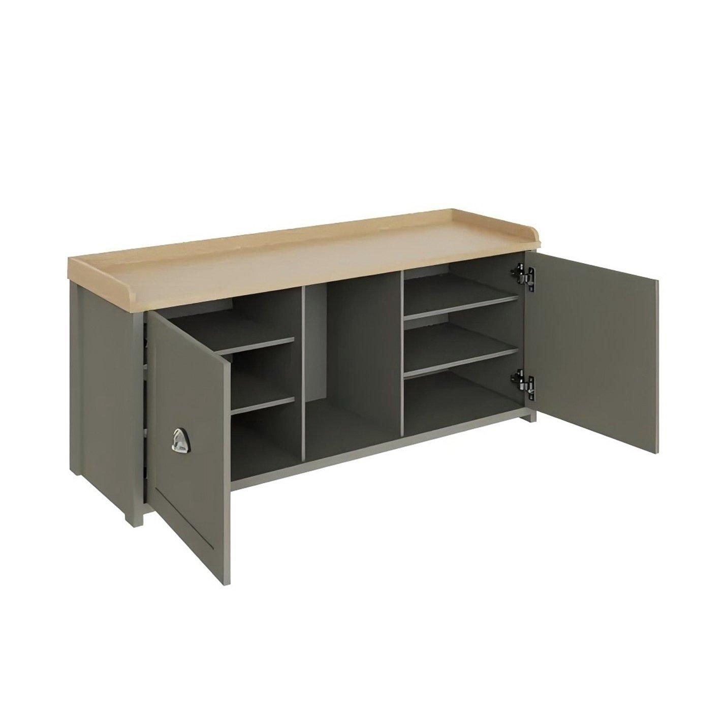 Grey - Jack Wills - Storage Bench - 4