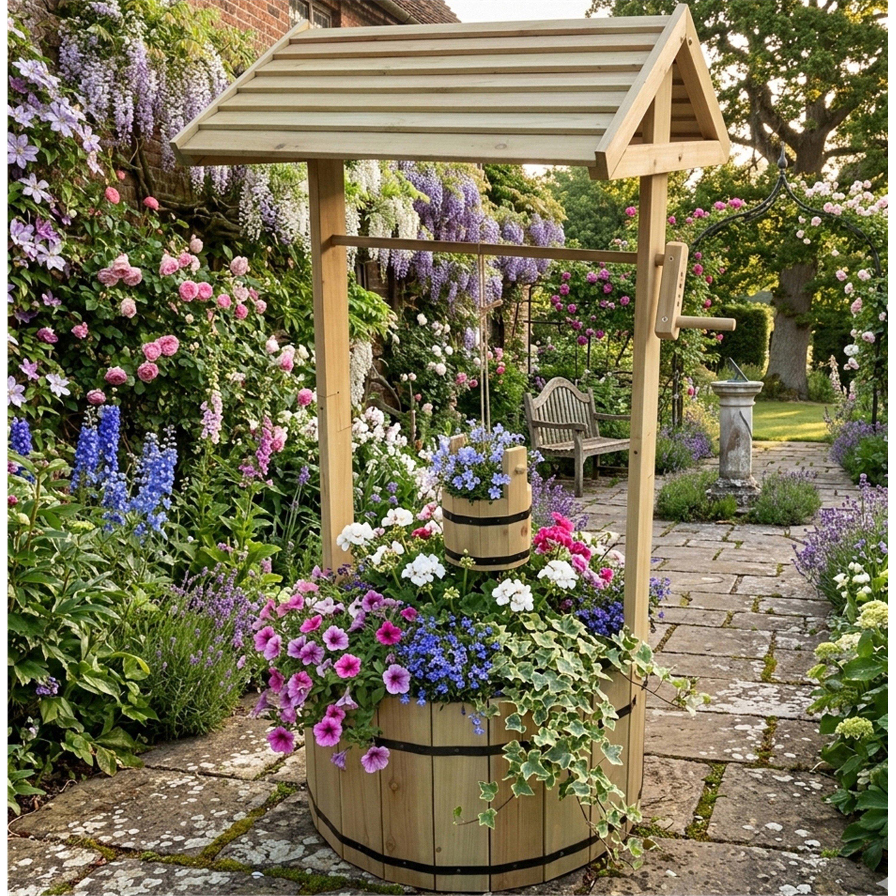 Pine - Linea - Large Woodland Wishing Well 63 - 1
