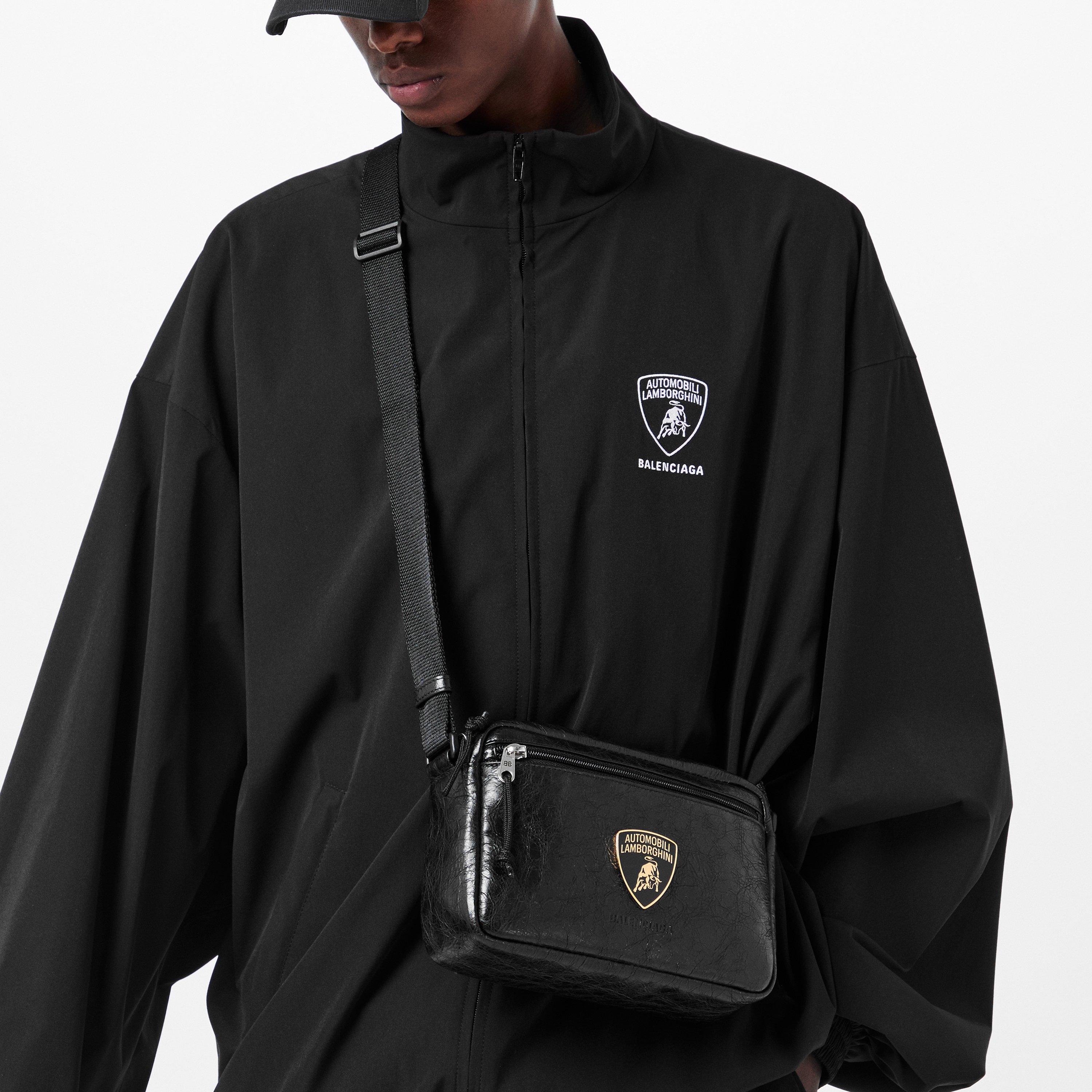 Black - Balenciaga - Men's Cross Body Bag - 3