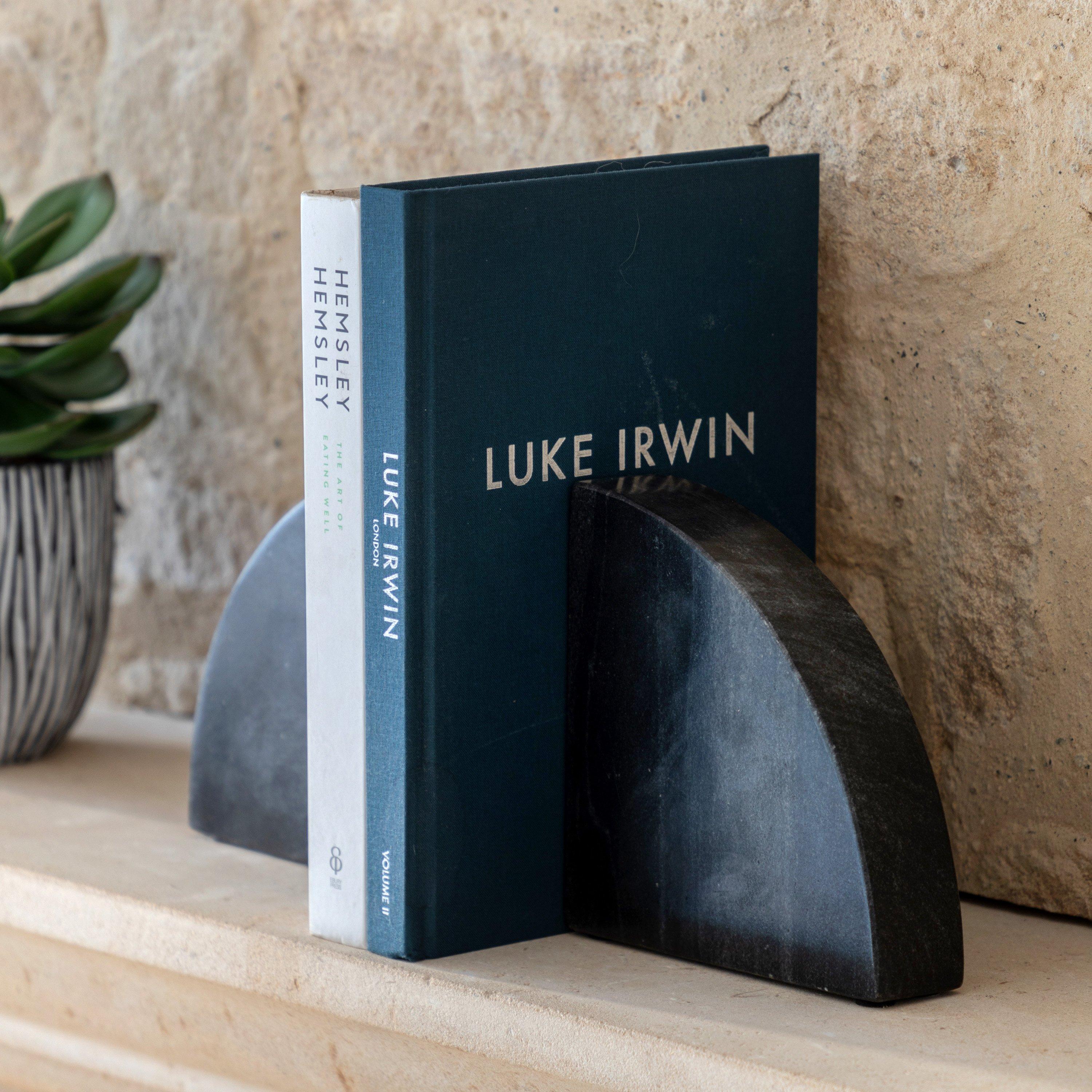 Stone - Gallery - Tamera Marble Bookends Set of 2 Stone - 1