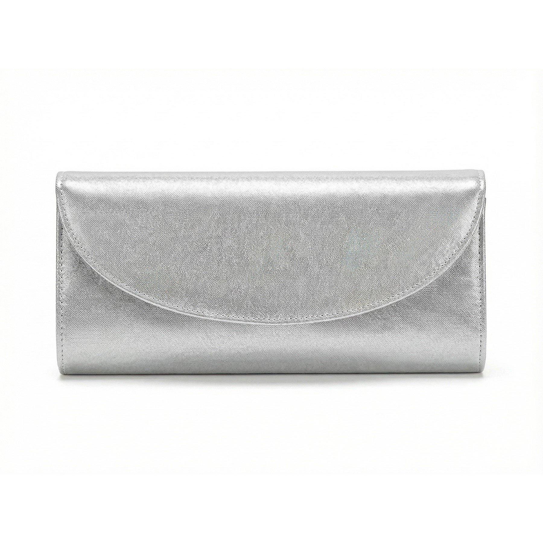 Silver - Rainbow - Women's Clutch Bag - 2