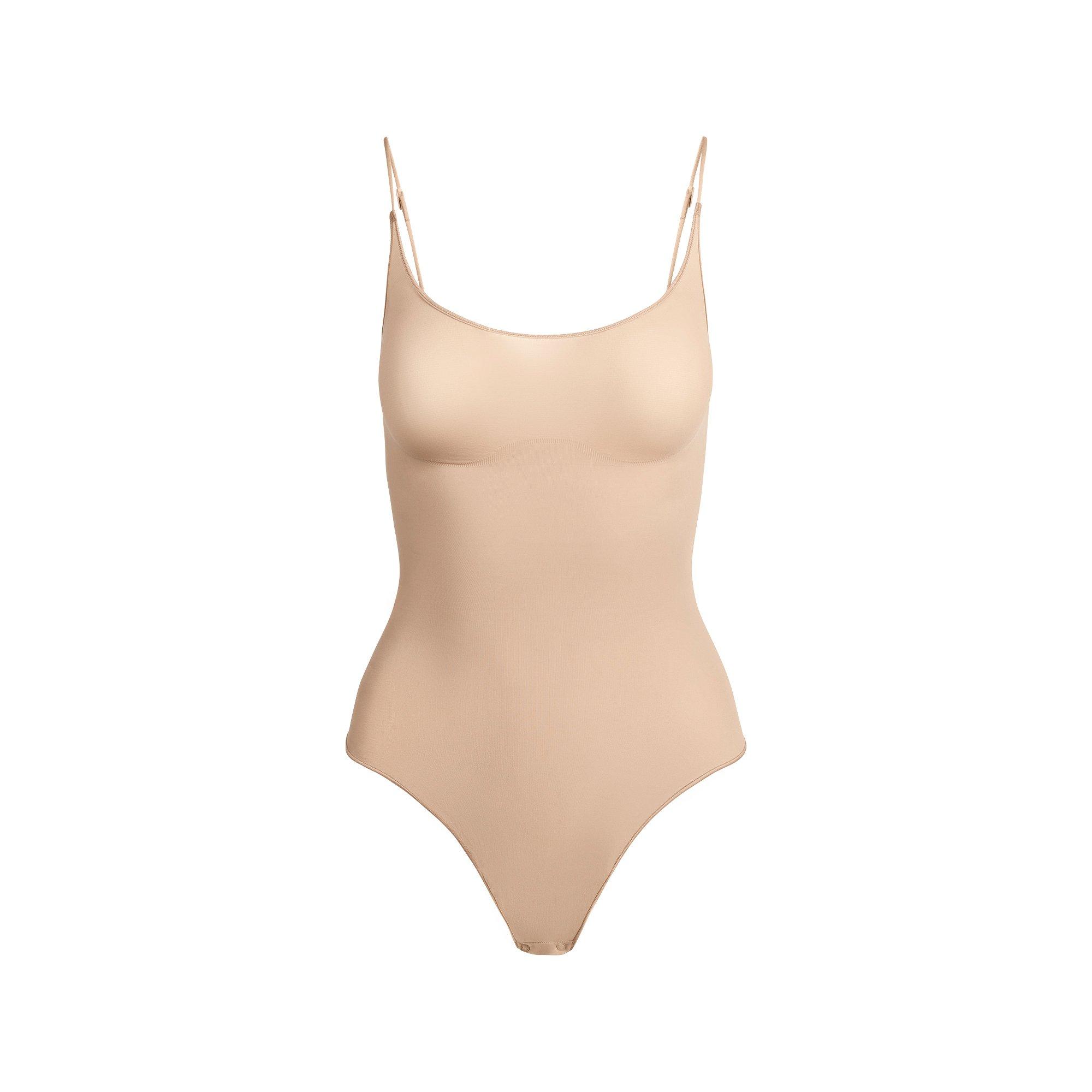 CLAY - SKIMS - Women's Thong Bodysuit Shapewear - 1