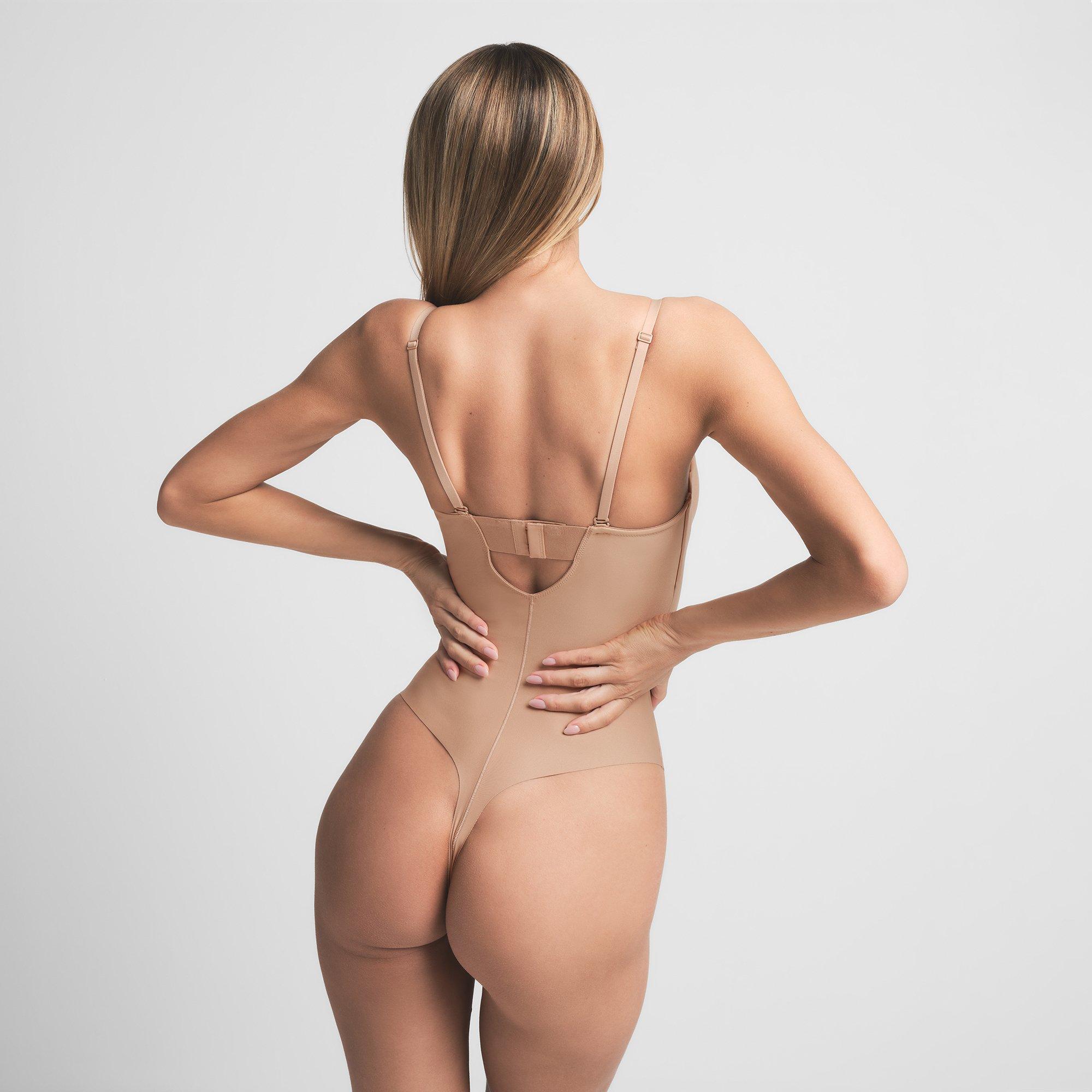 CLAY - SKIMS - Women's Microfibre Underwire Bodysuit - 4