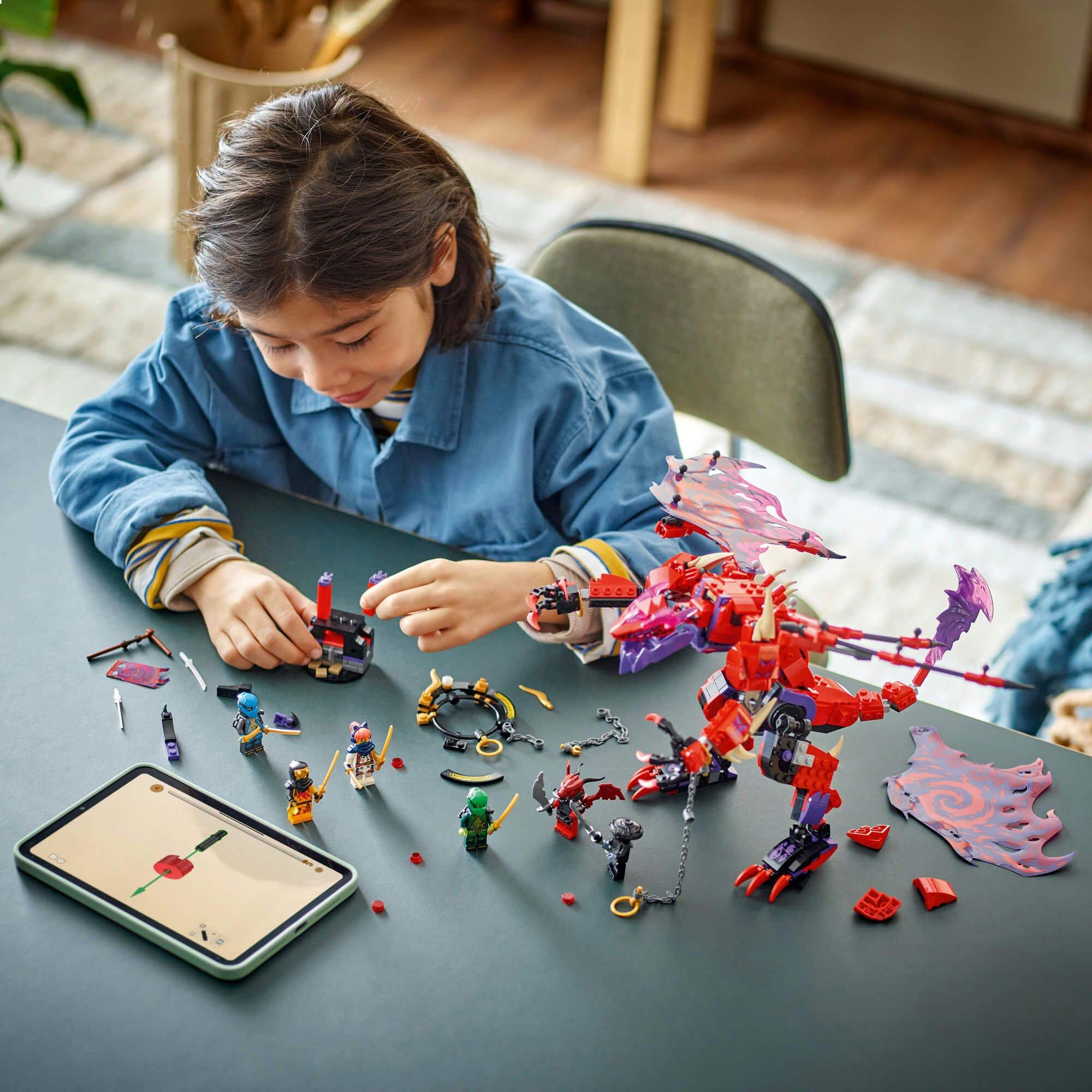 Dragon of Chaos - LEGO - LEGO NINJAGO 71832 Thunderfang Dragon of Chaos Set - 2