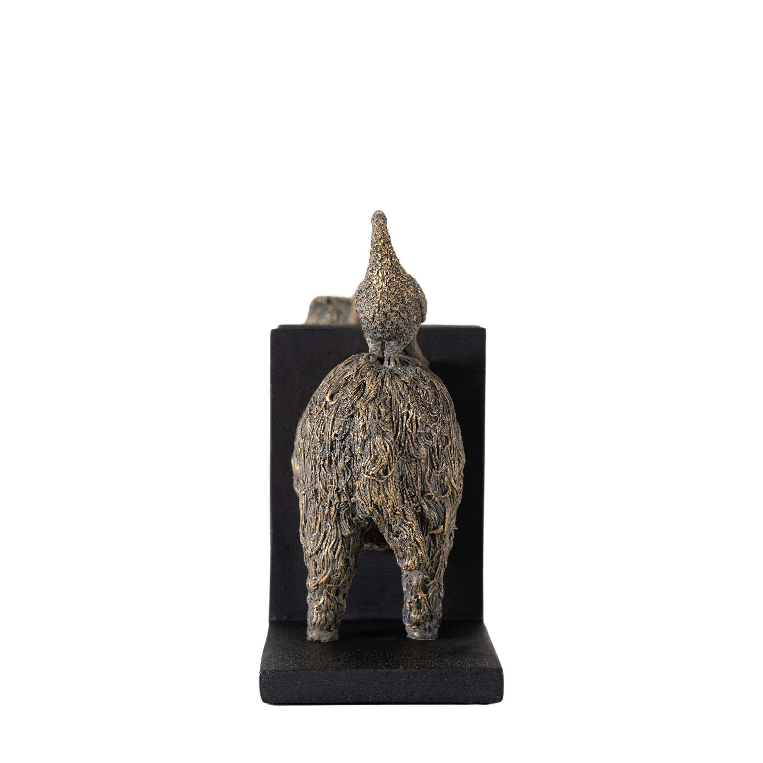 Beige - Gallery - Highland Cow Bookends (Set of 2) - 4