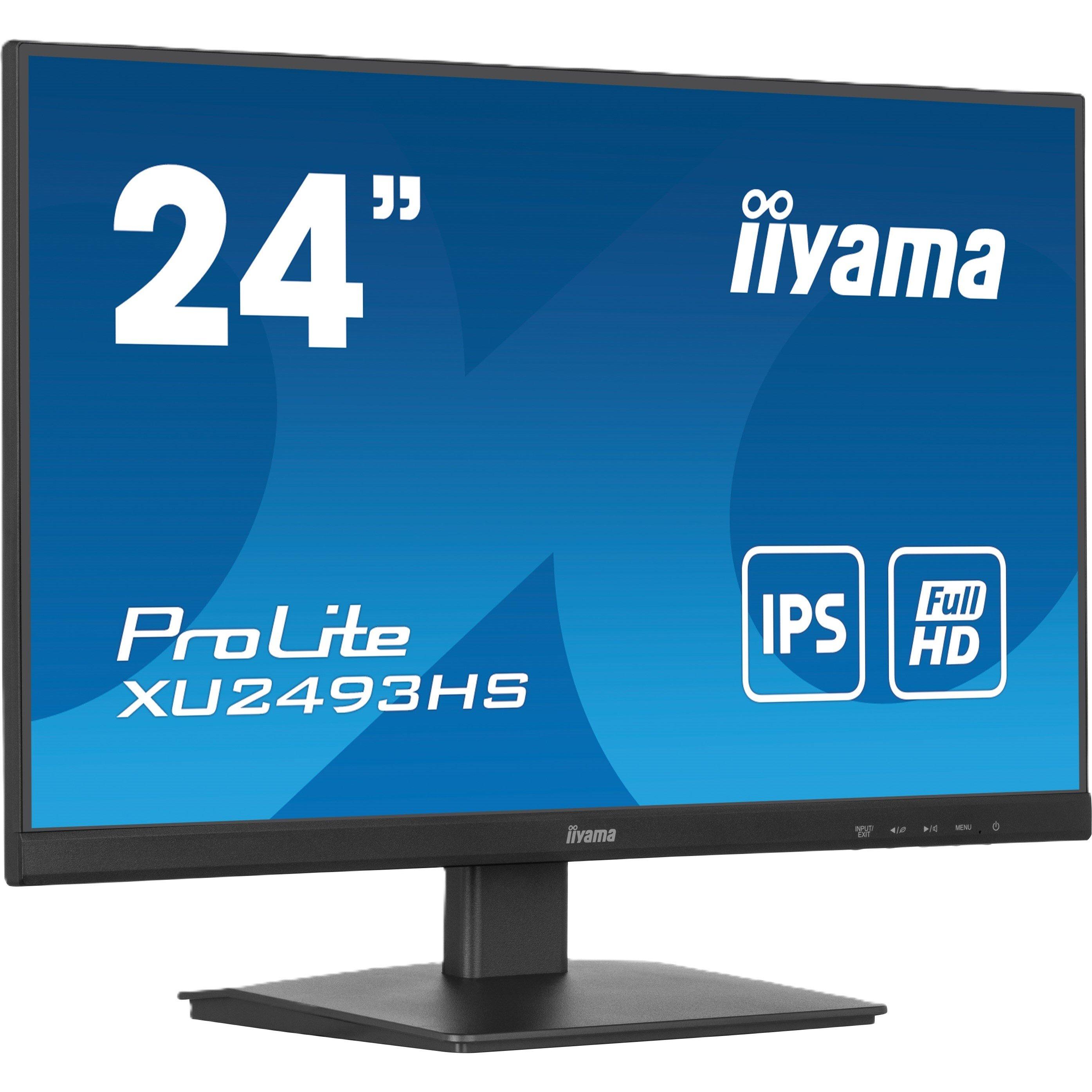 Black - iiyama - Prolite XU2493HS-B6 23.8 Inch 100Hz IPS Monitor - 2