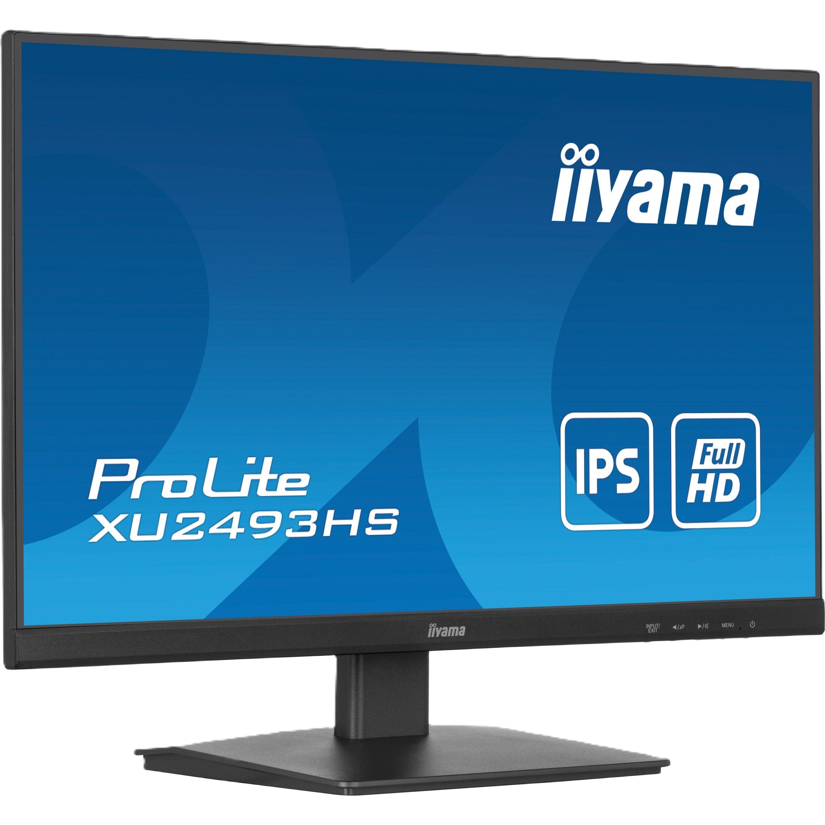 Black - iiyama - Prolite XU2493HS-B6 23.8 Inch 100Hz IPS Monitor - 3