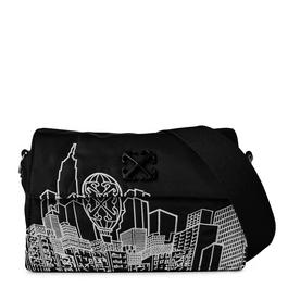 Off White Men's Ny Skyline Shoulder Bag, Soft Jitney