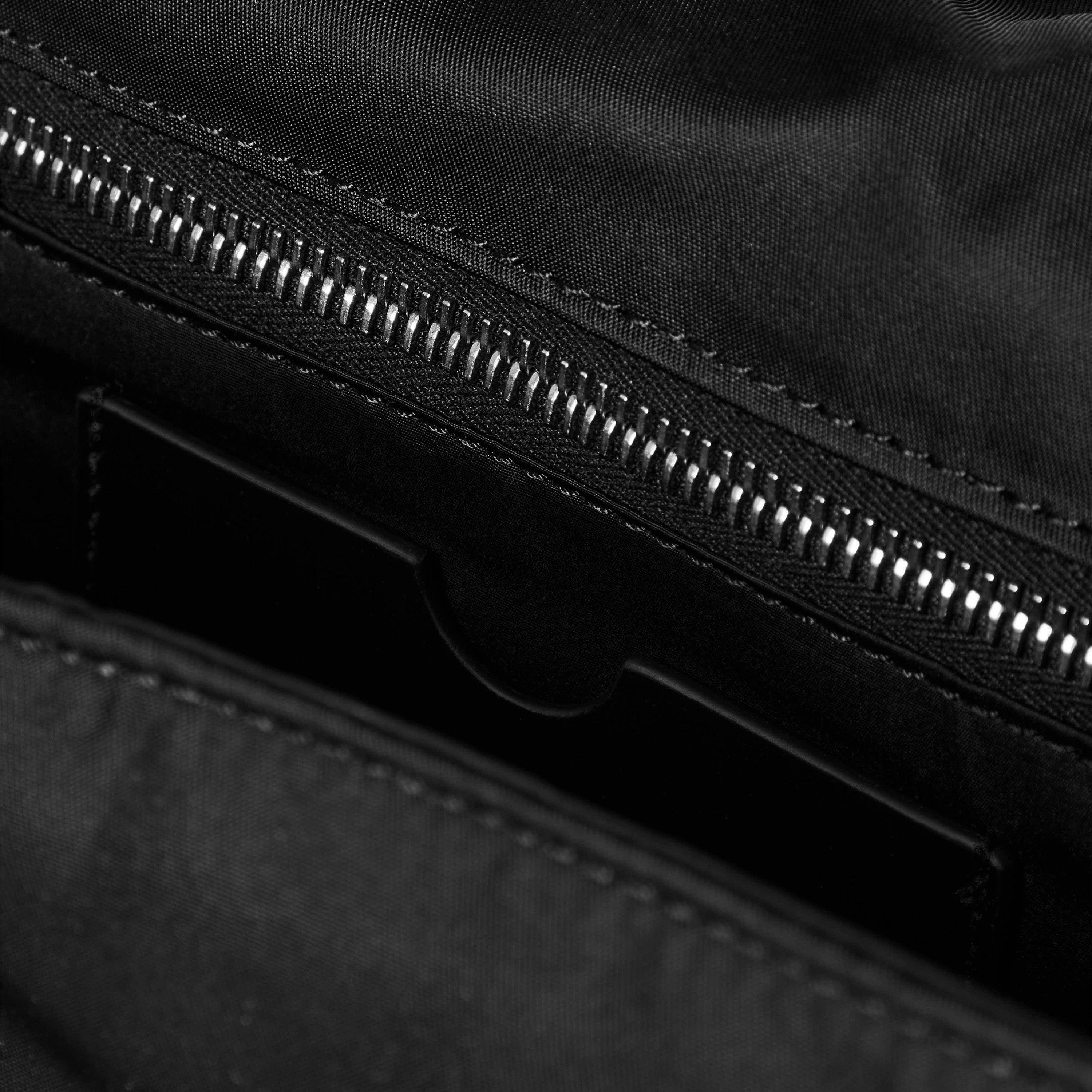 Sort/Hvid - Off White - Men's Ny Skyline Shoulder Bag, Soft Jitney - 4