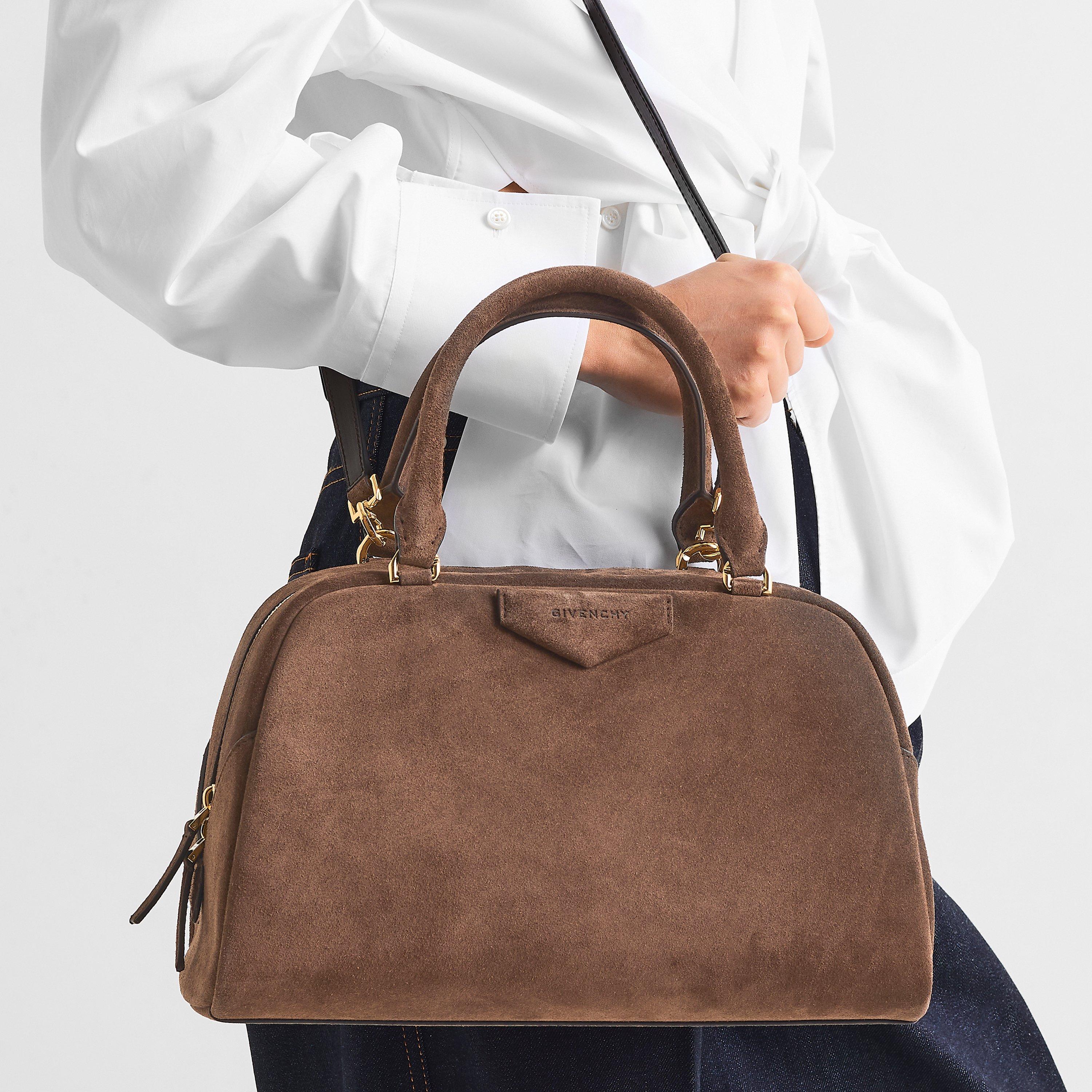 Ebony Brown - GIVENCHY - Women's Top Handle Bag - 3